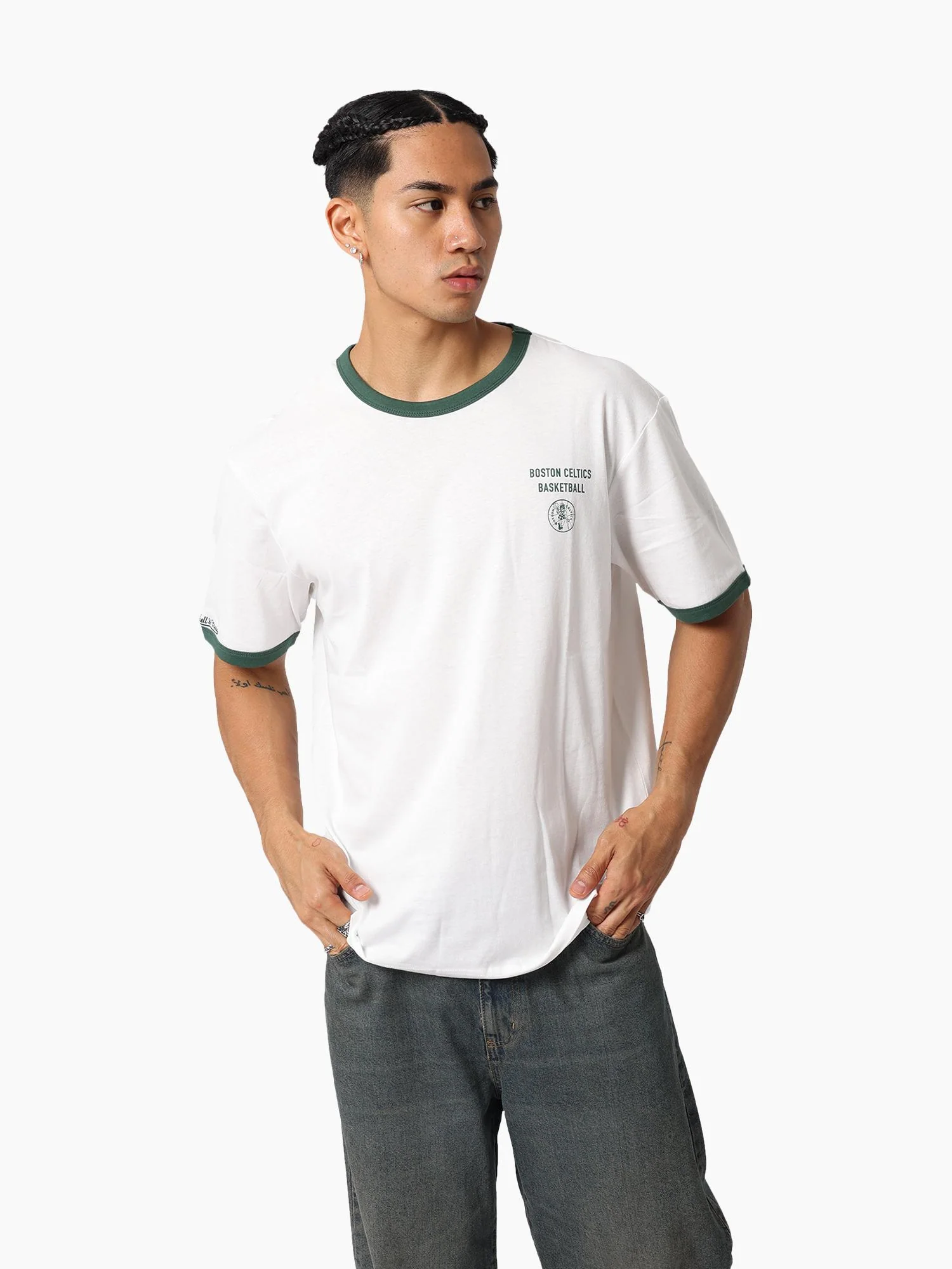 Boston Celtics Global Ringer Tee - Image 4