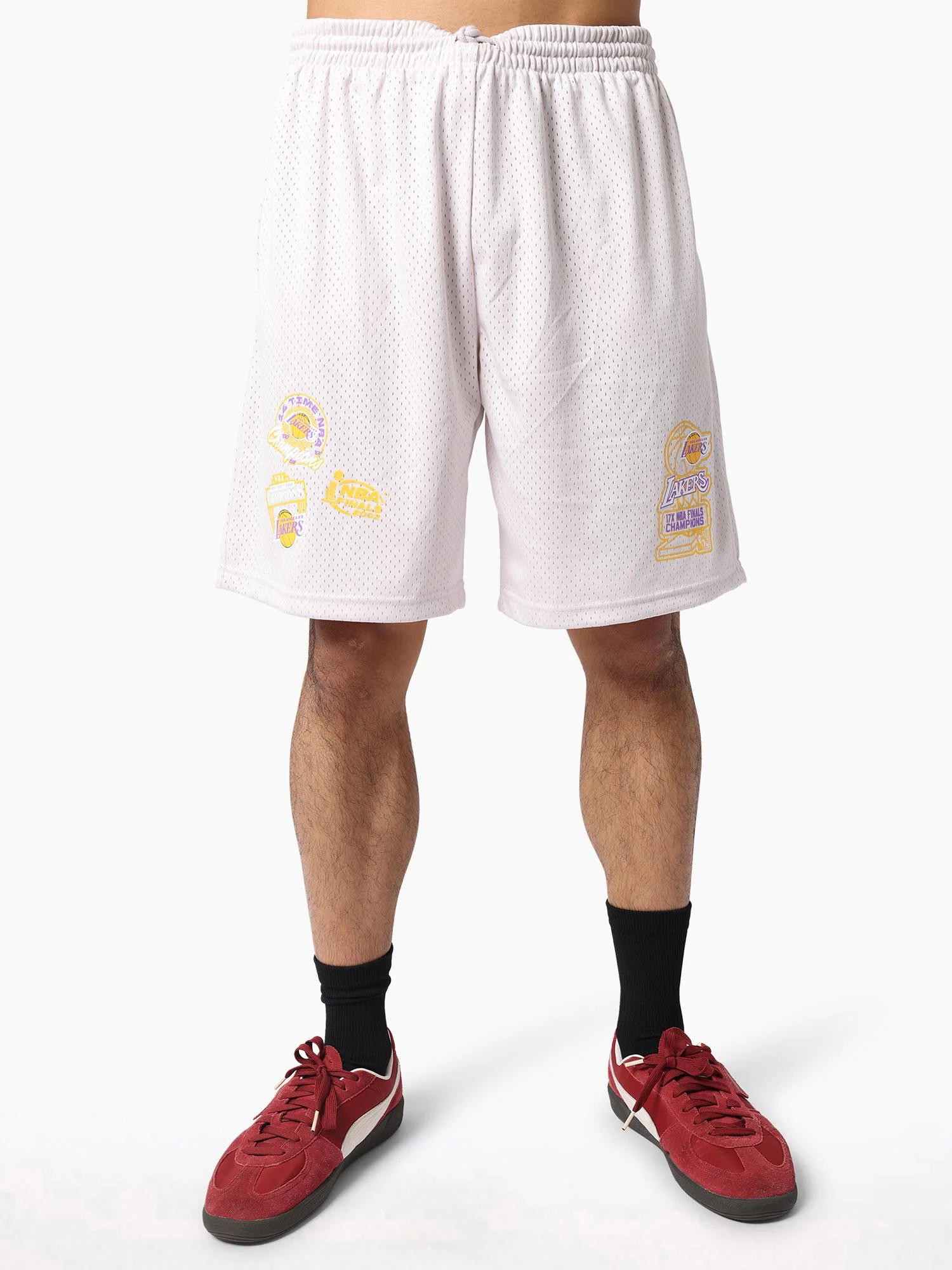 L.A Lakers Golden Mesh Shorts
