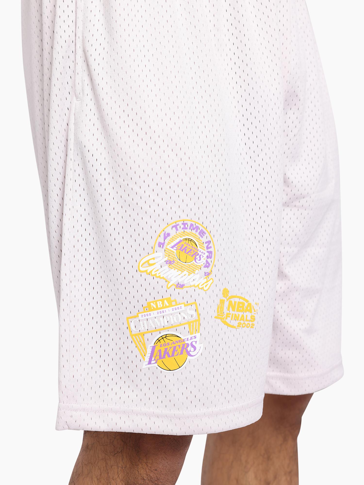 L.A Lakers Golden Mesh Shorts - Image 2