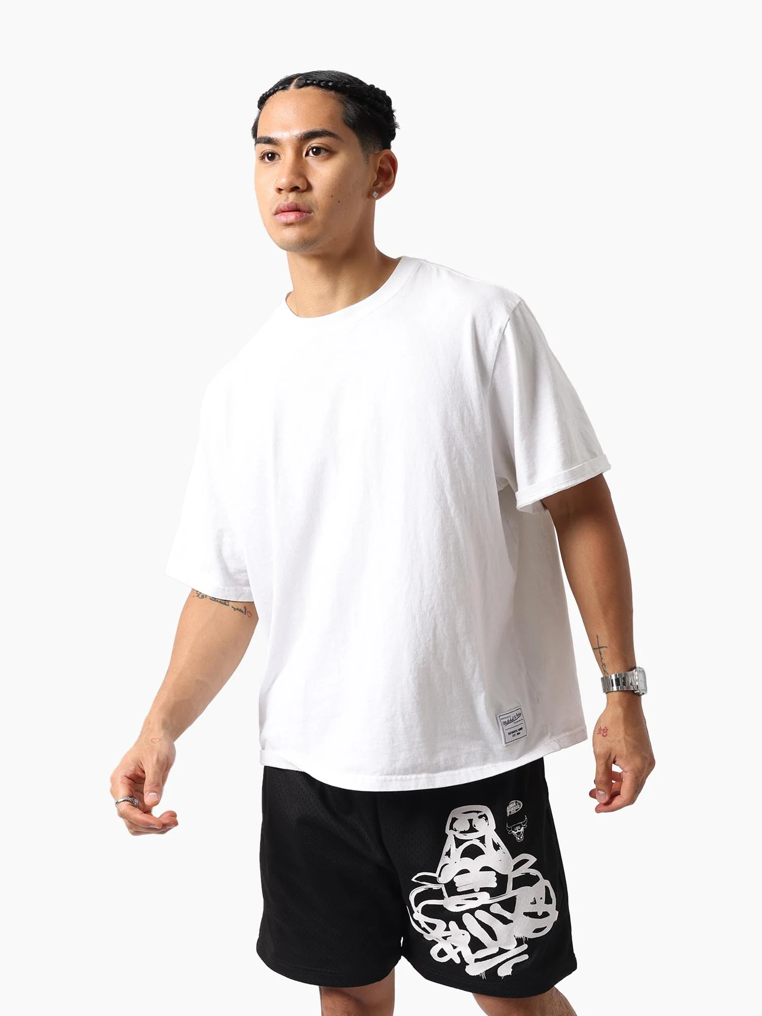 Chicago Bulls Graffiti Tag Shorts - Image 3