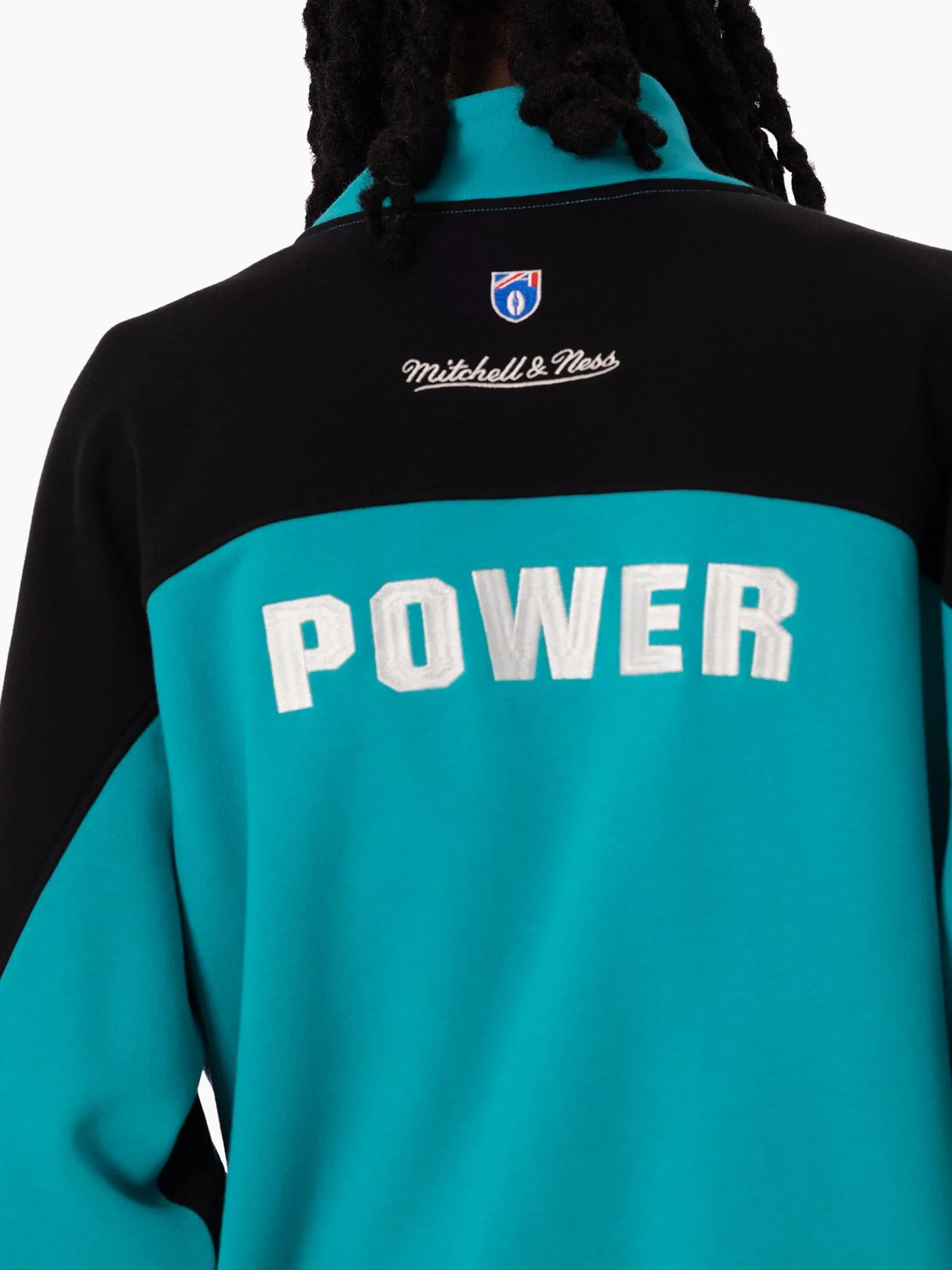 Port Adelaide Power Half Time Half Zip Crew - Image 4