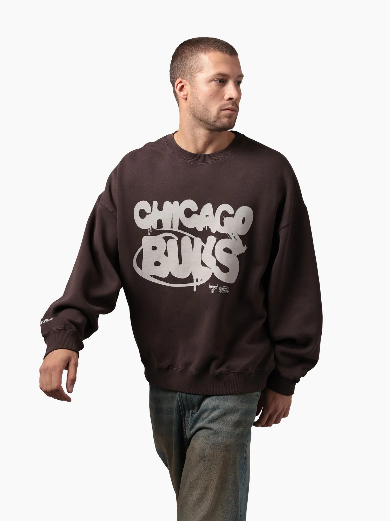 Chicago Bulls Hypergraf Boxy Fit Crew - Image 3