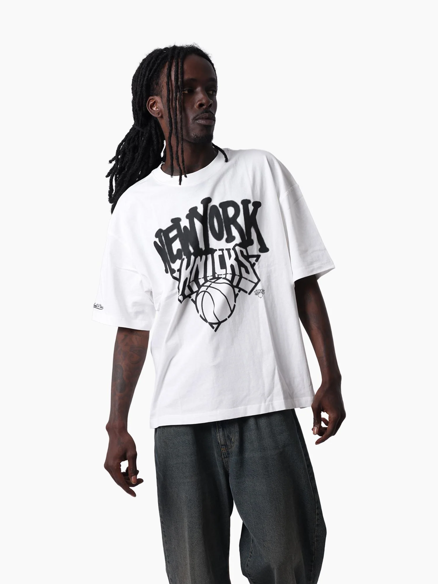 New York Knicks Hypergraf Box Fit Tee - Image 3