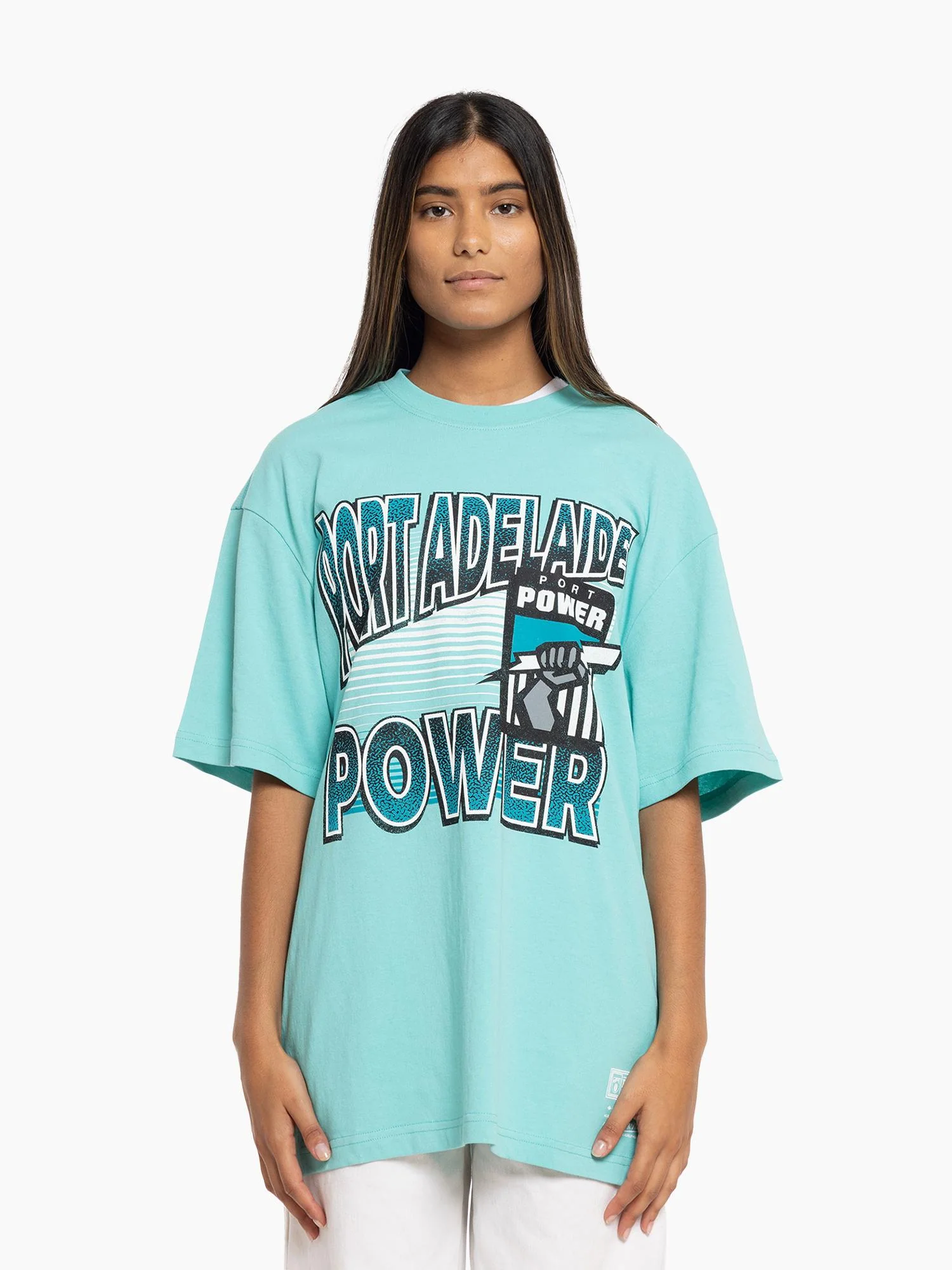 Port Adelaide Power Inline Stack Tee - Image 2