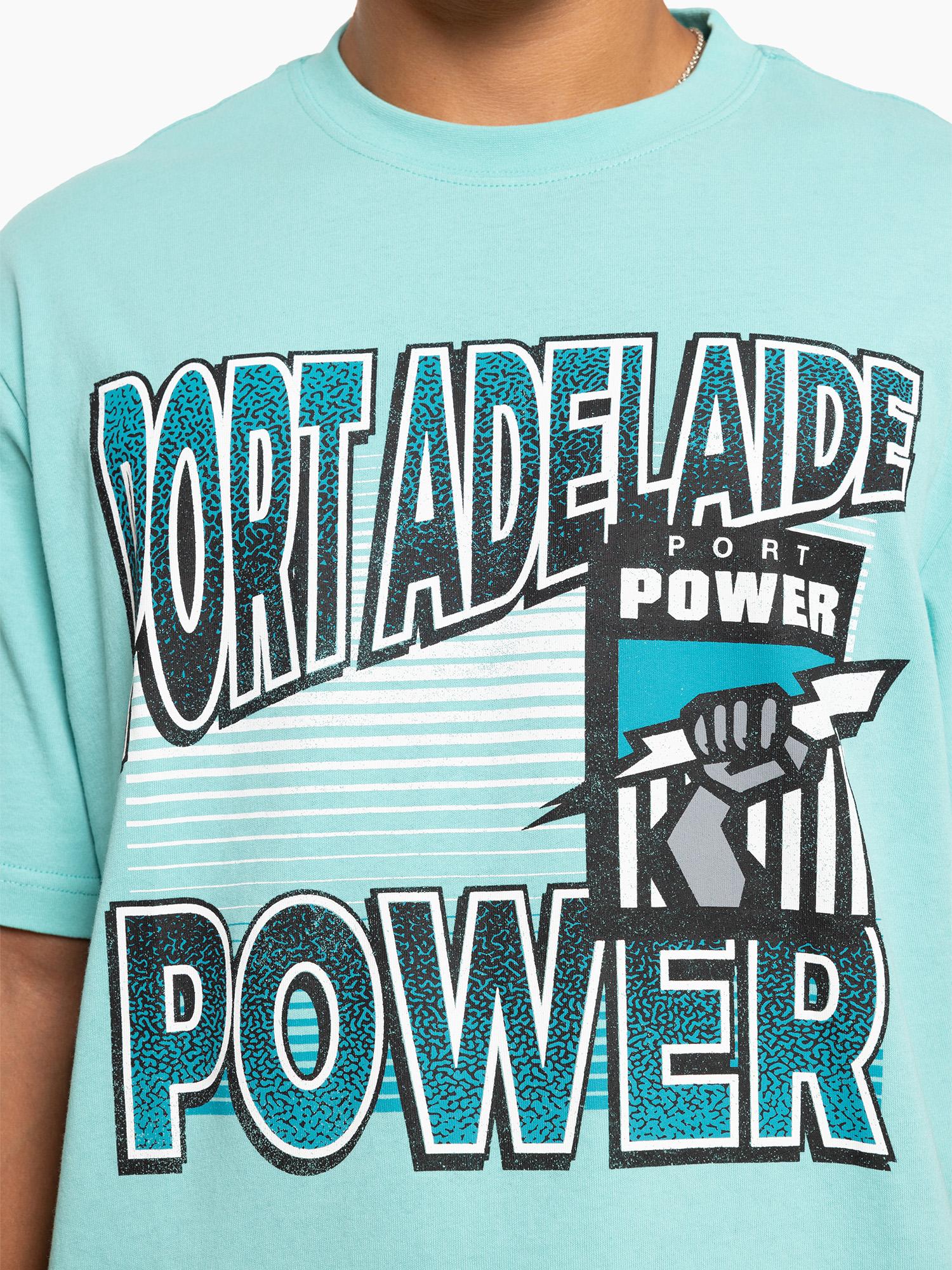 Port Adelaide Power Inline Stack Tee - Image 7