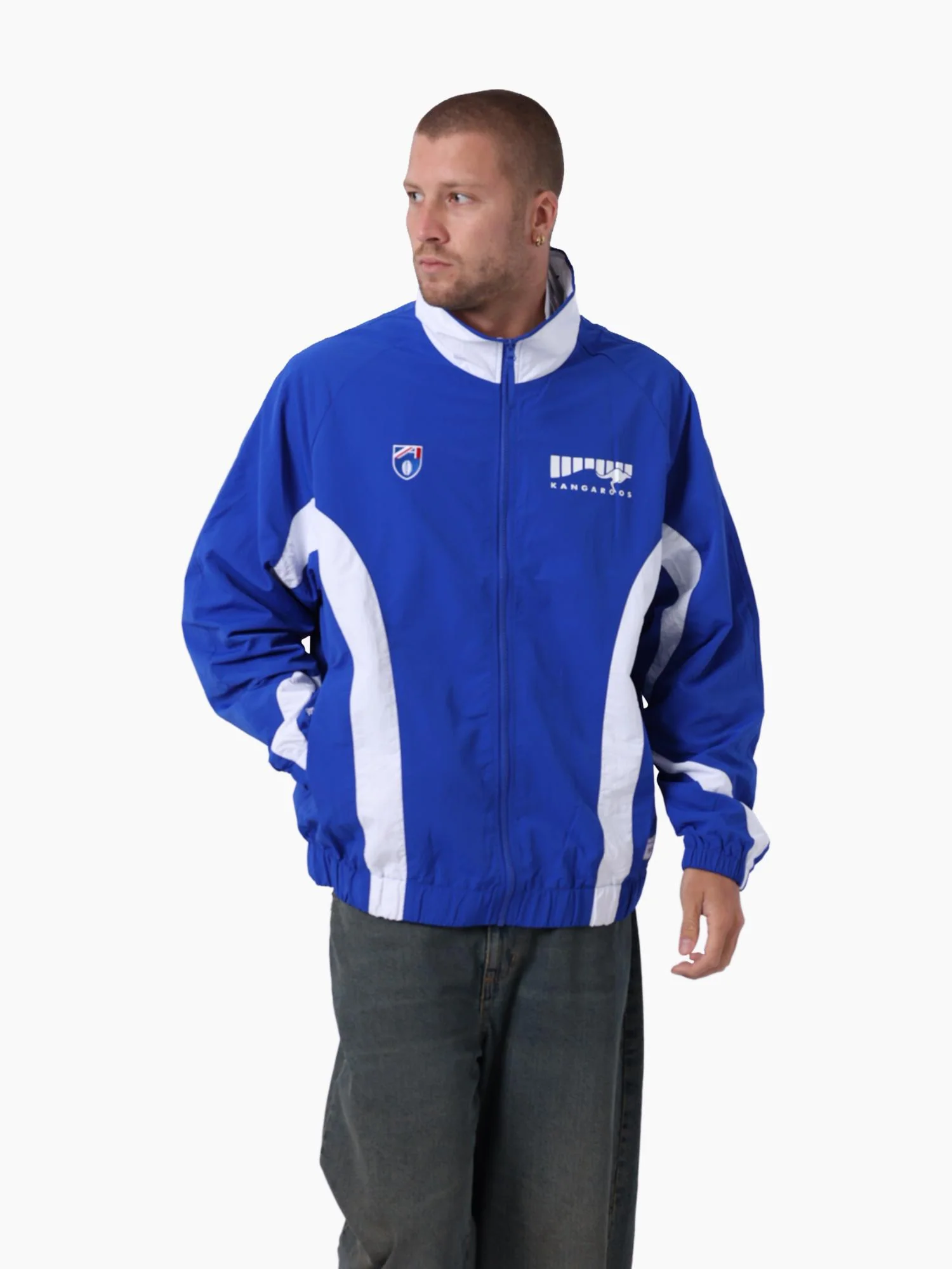 North Melbourne Kangaroos Logo Nylon Jacket - Image 4