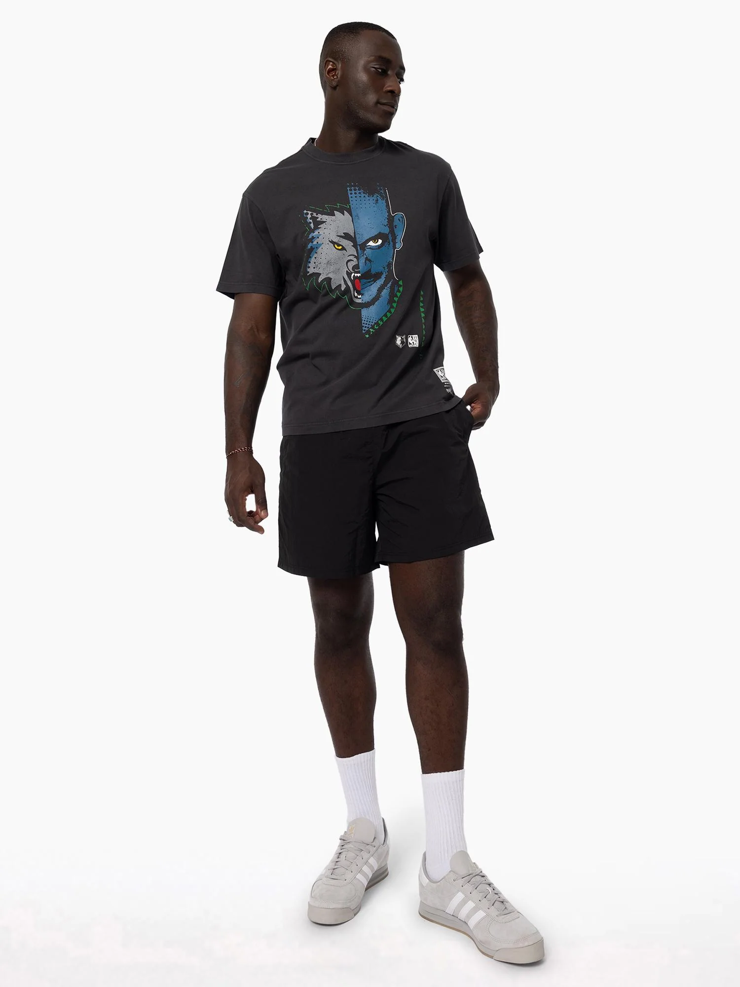Kevin Garnett Minnesota Timberwolves Face Off Tee - Image 3