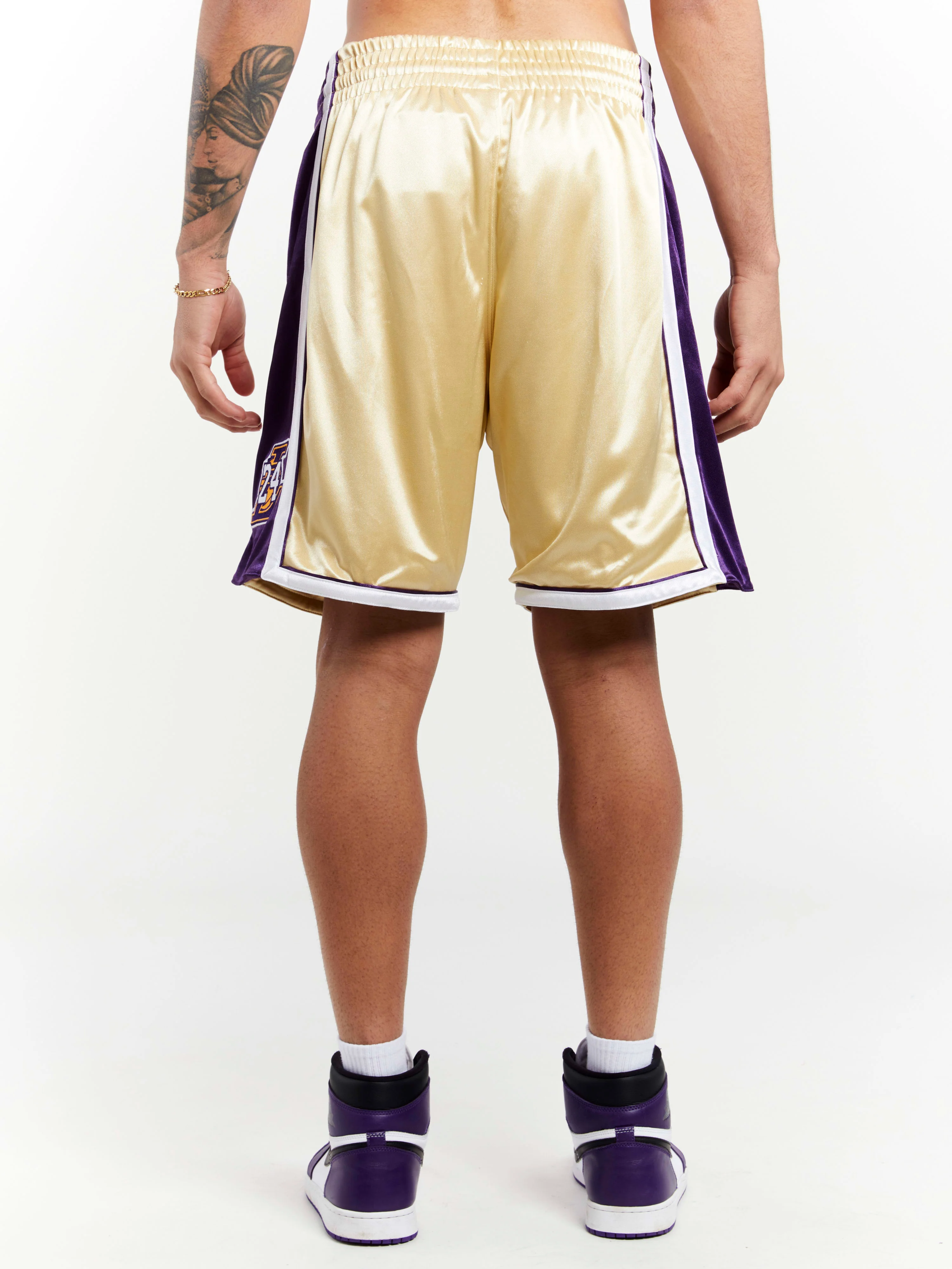 L.A Lakers 1996-2016 Hall of Fame Authentic Shorts - Image 2