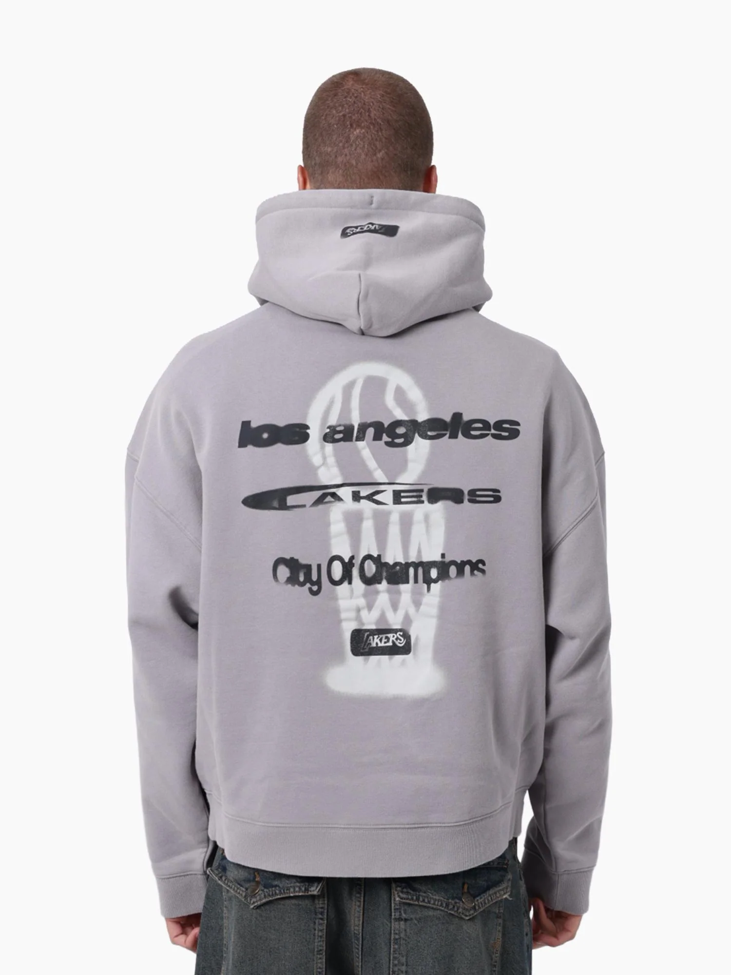 L.A Lakers Spray Hoodie - Image 2