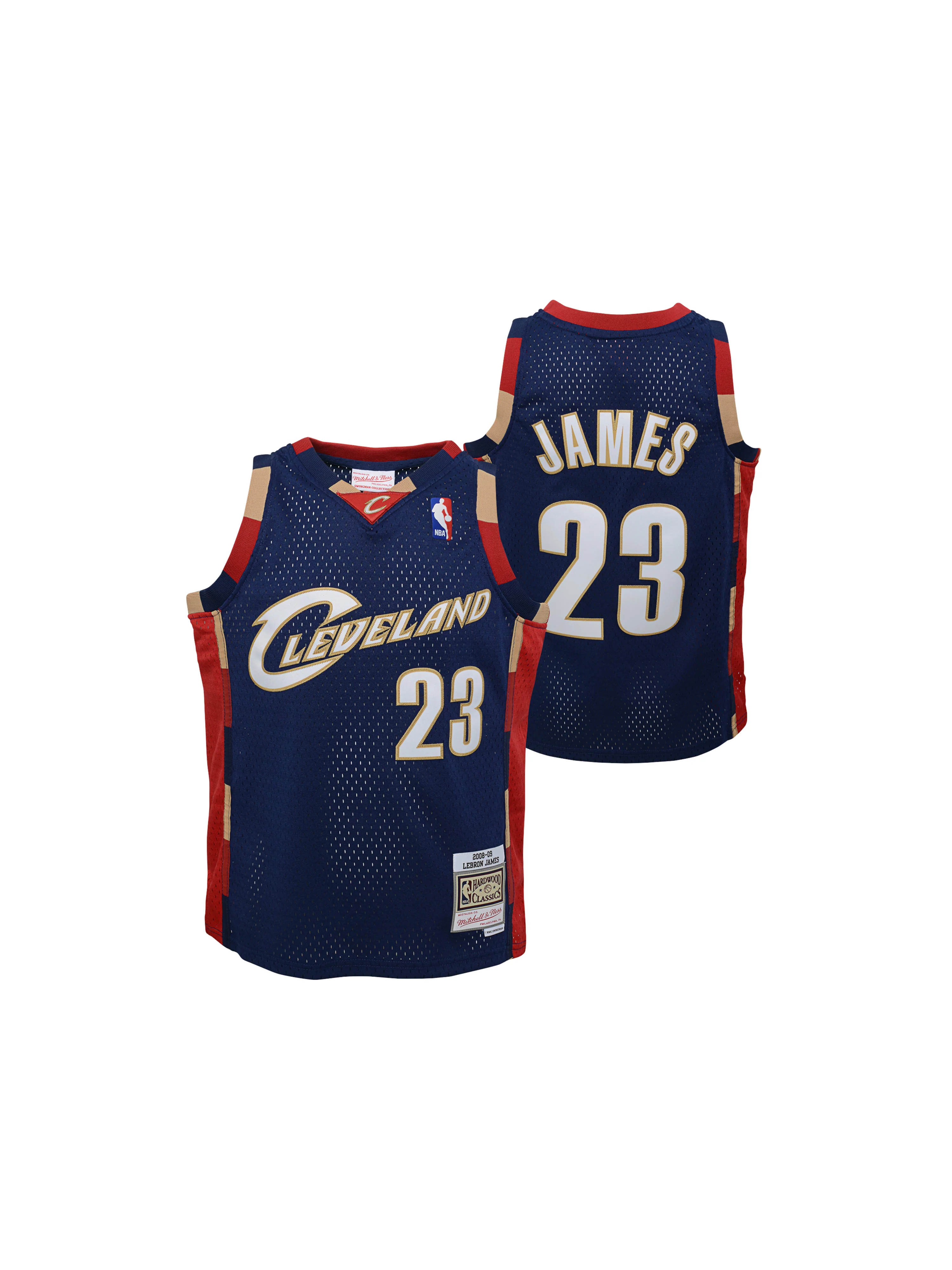 Youth LeBron James 2008-09 Cleveland Cavaliers Alternative Swingman Jersey - Image 3