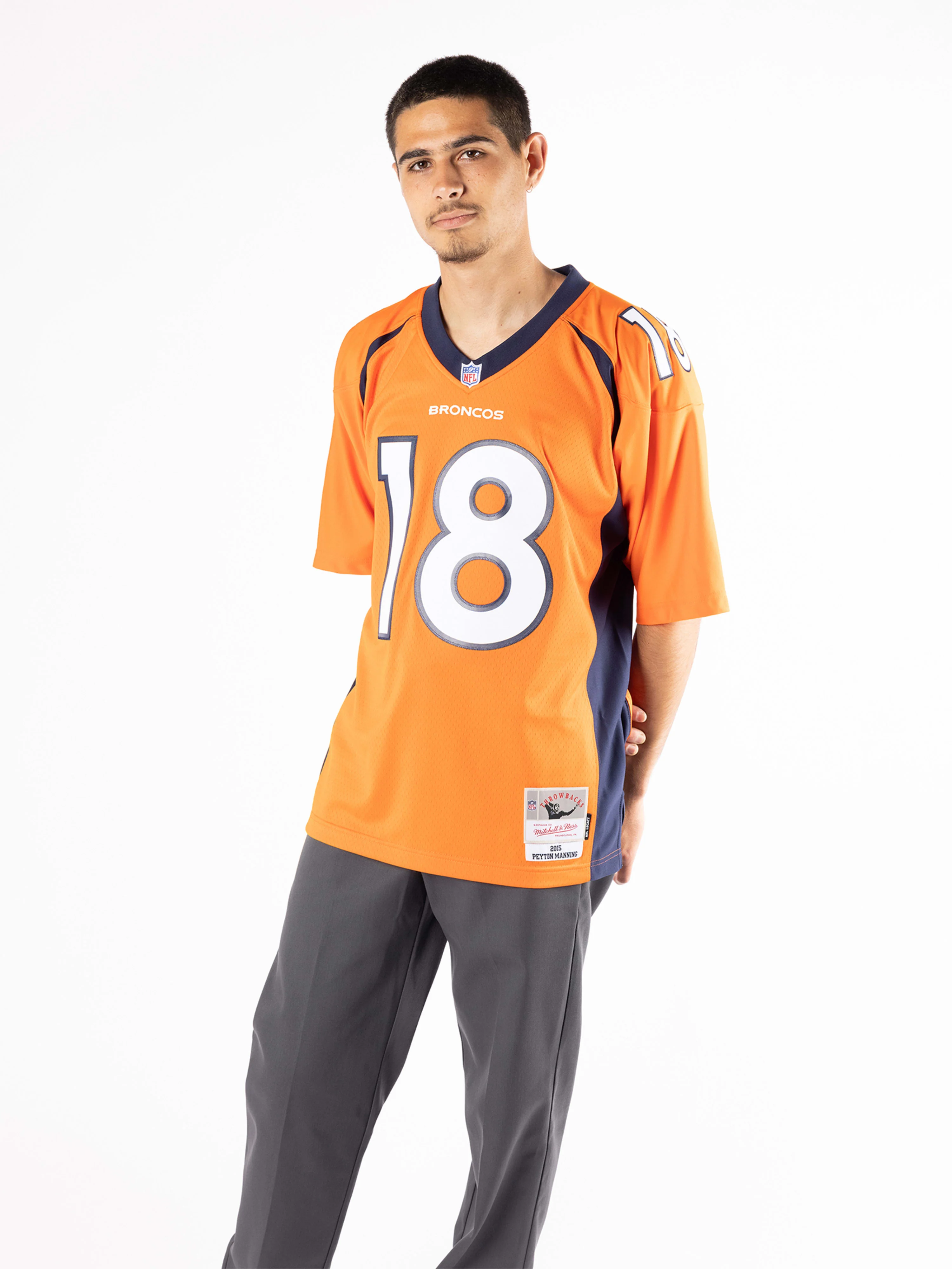 Peyton Manning 2015 Denver Broncos Home Legacy Jersey - Image 3