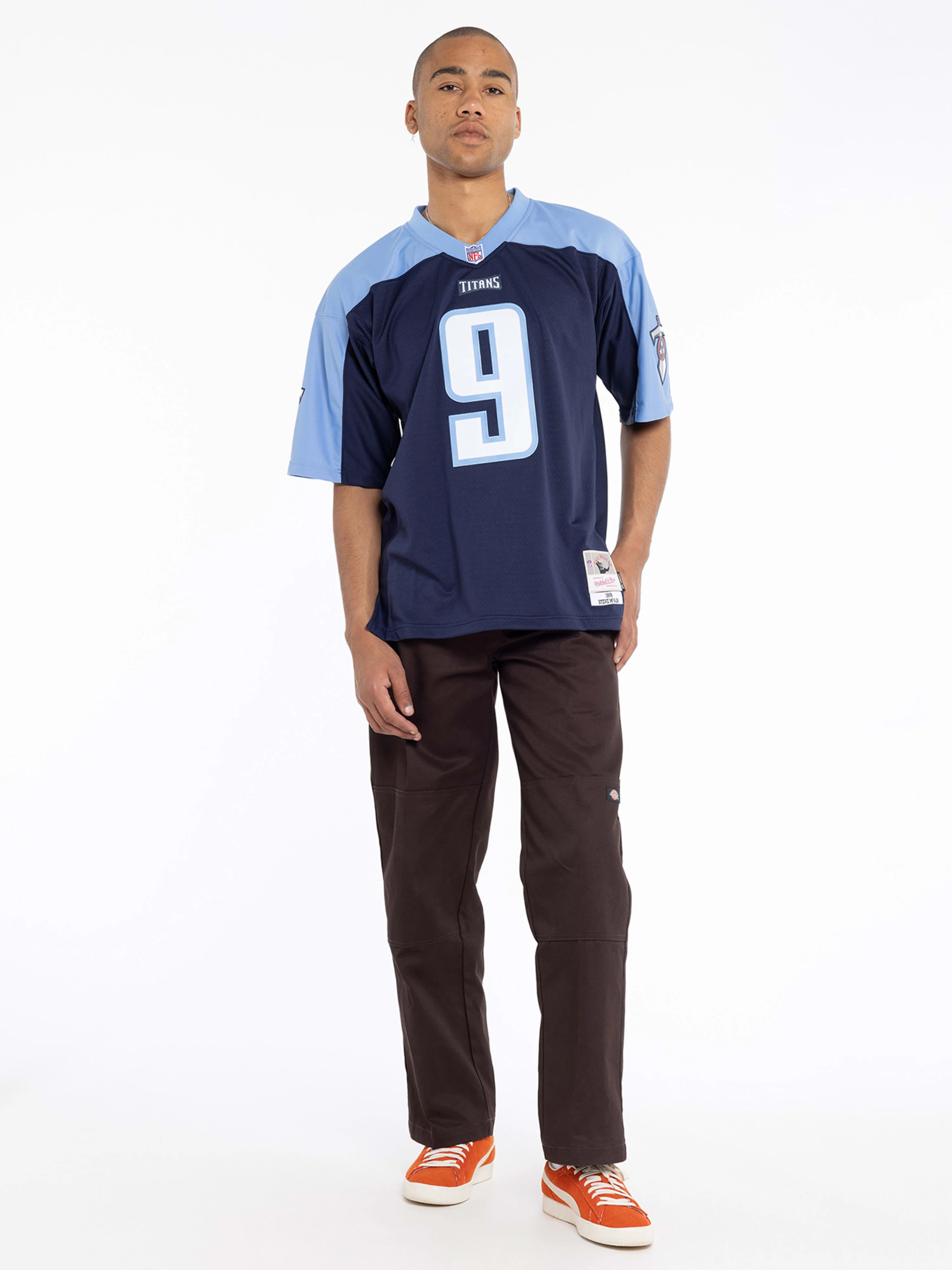Steve McNair 1999 Tennessee Titans Home Legacy Jersey - Image 3