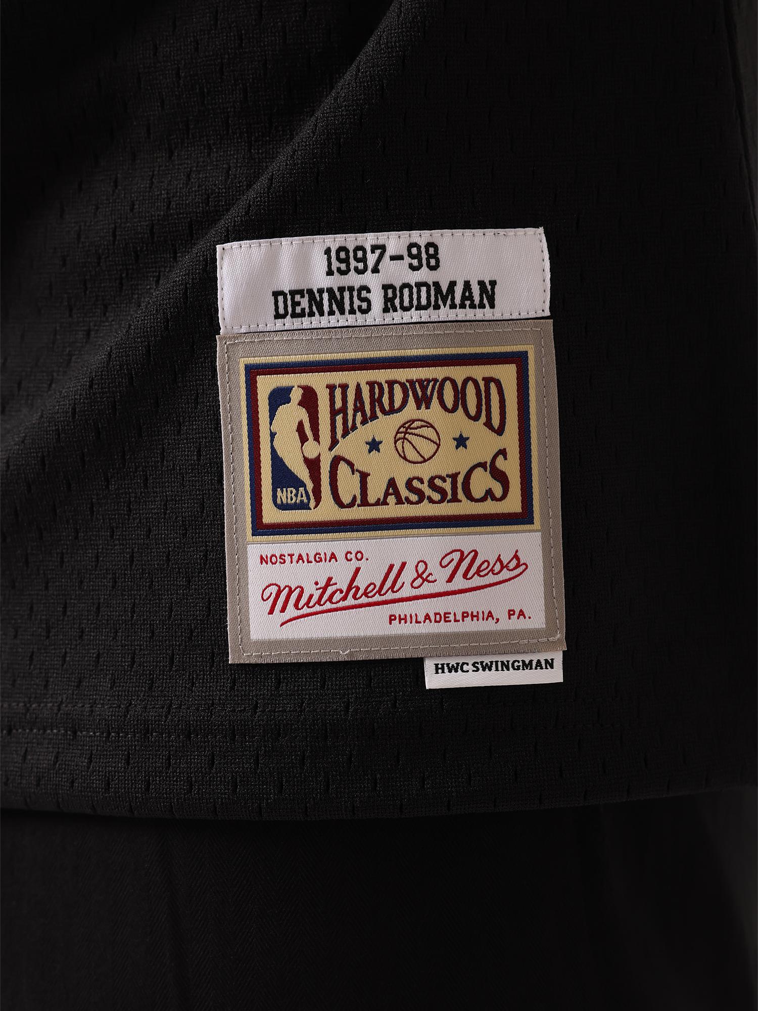Dennis Rodman 1997-98 Chicago Bulls Leopard Swingman Jersey - Image 4