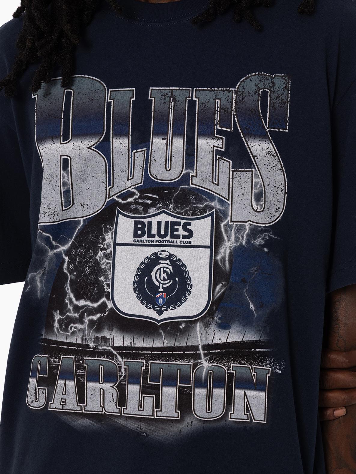 Carlton Blues Lightning Tee - Image 4