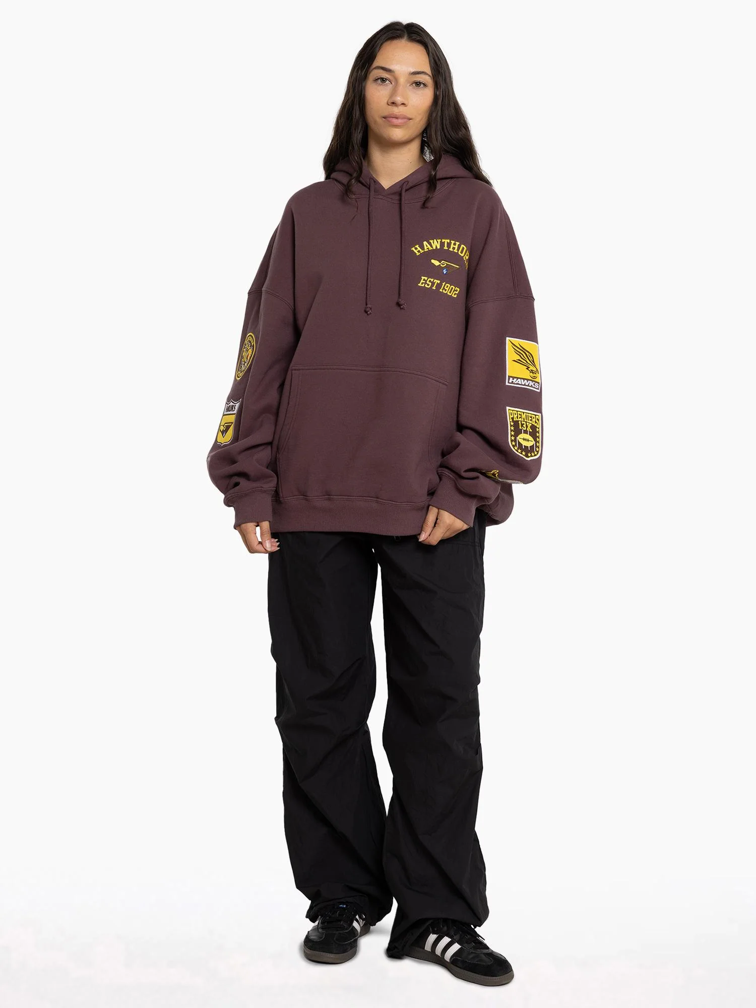 Hawthorn Hawks Logo Patch Hoodie - Image 6