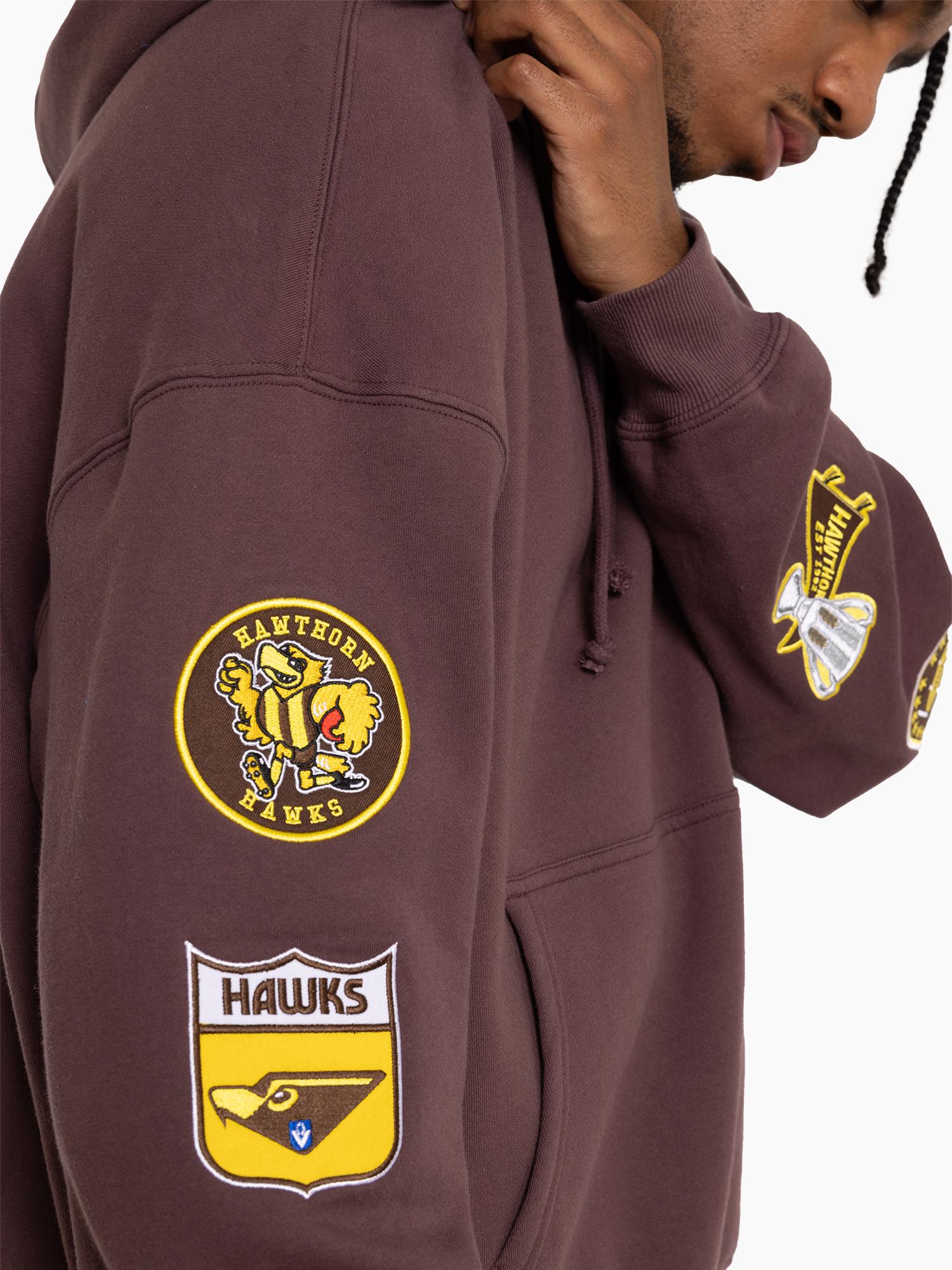 Hawthorn Hawks Logo Patch Hoodie - Image 7