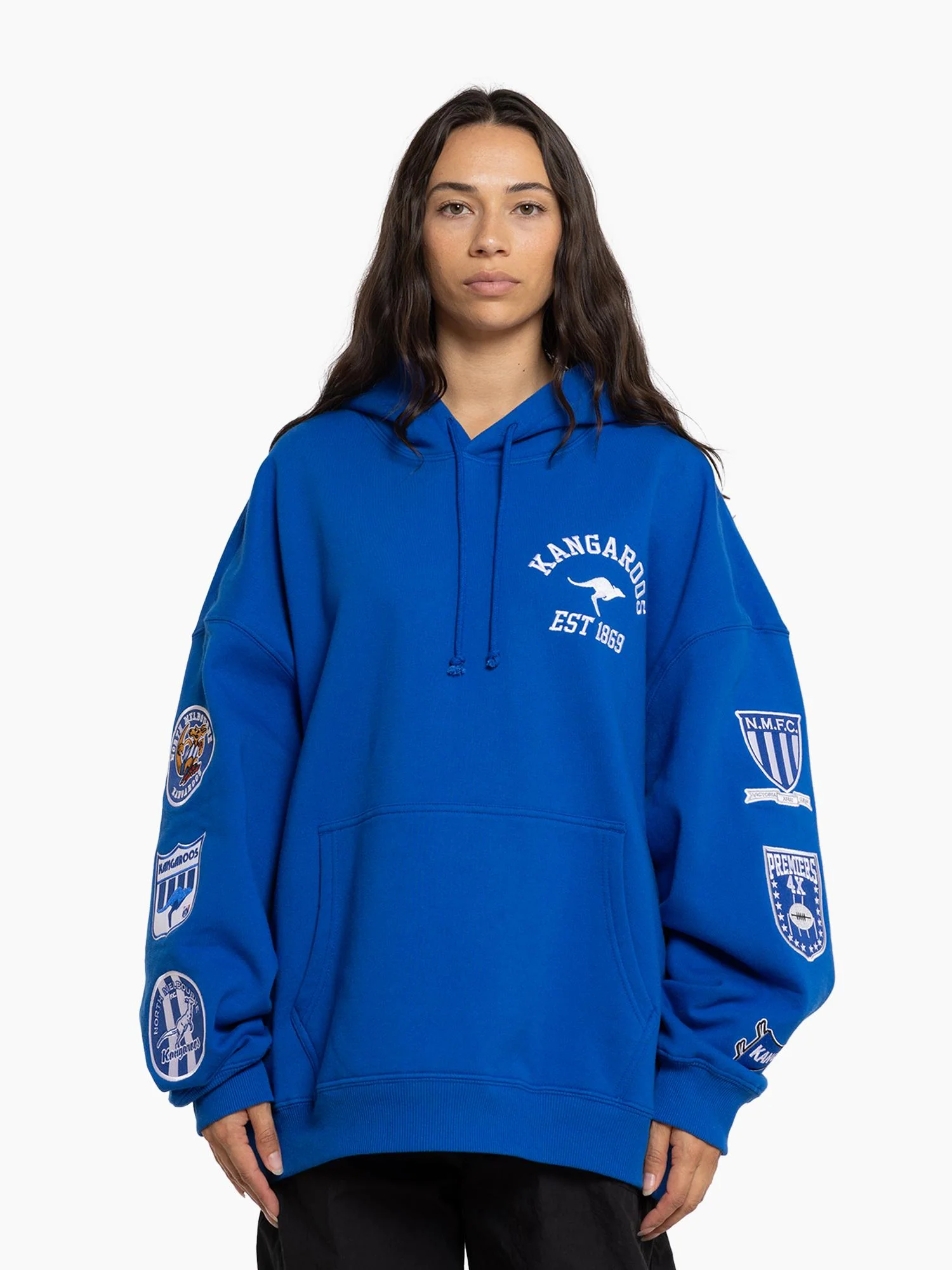 North Melbourne Kangaroos Logo Patch Hoodie - Image 2