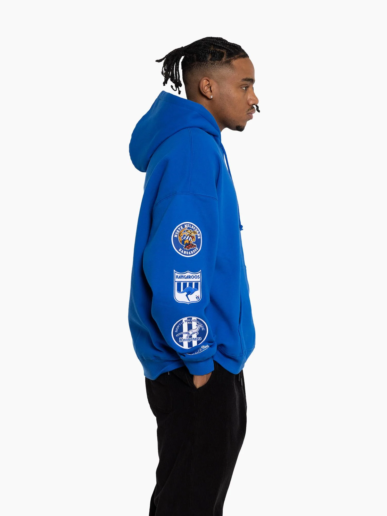 North Melbourne Kangaroos Logo Patch Hoodie - Image 5