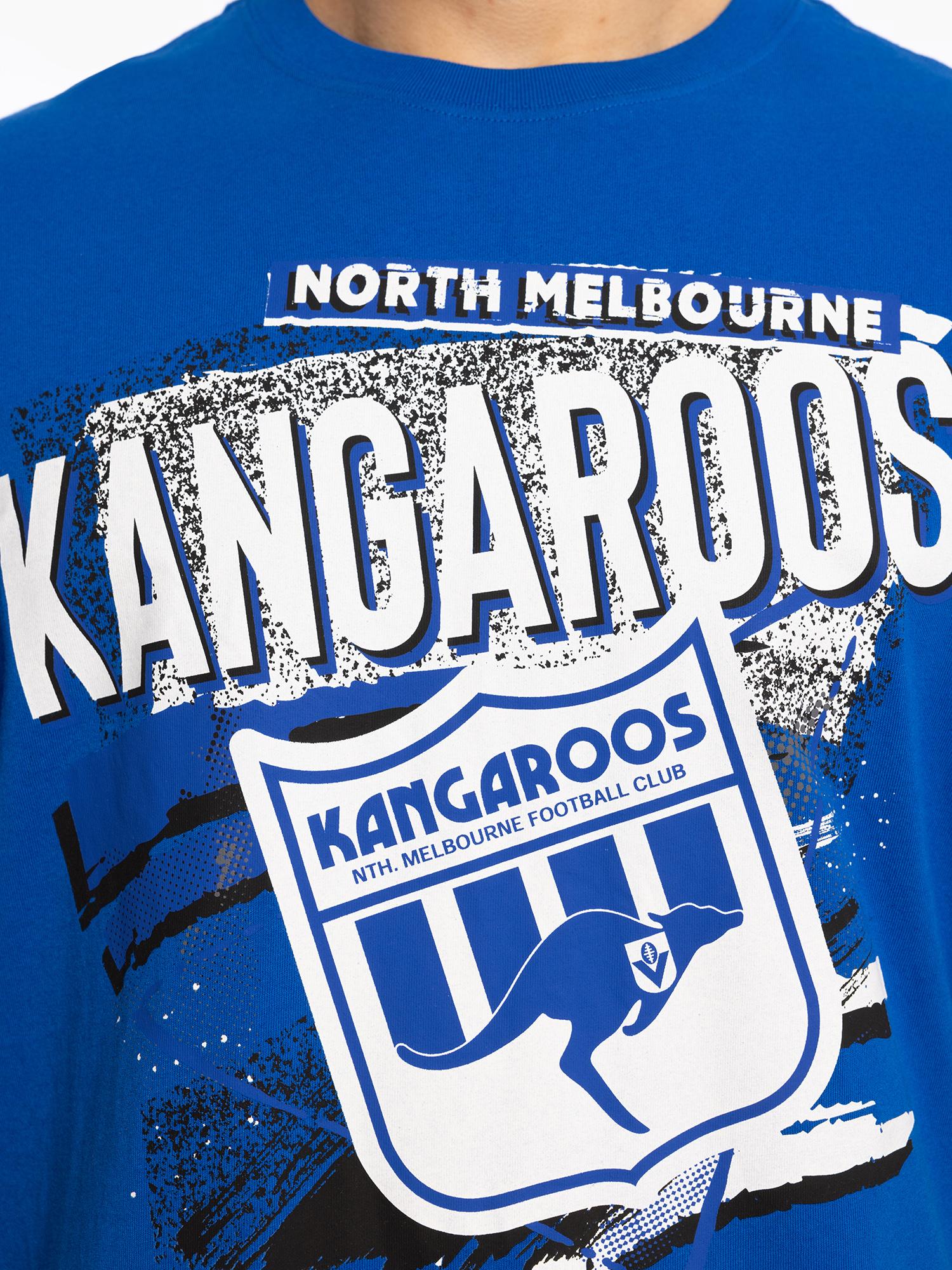 North Melbourne Kangaroos Abstract Logo Tee - Image 4