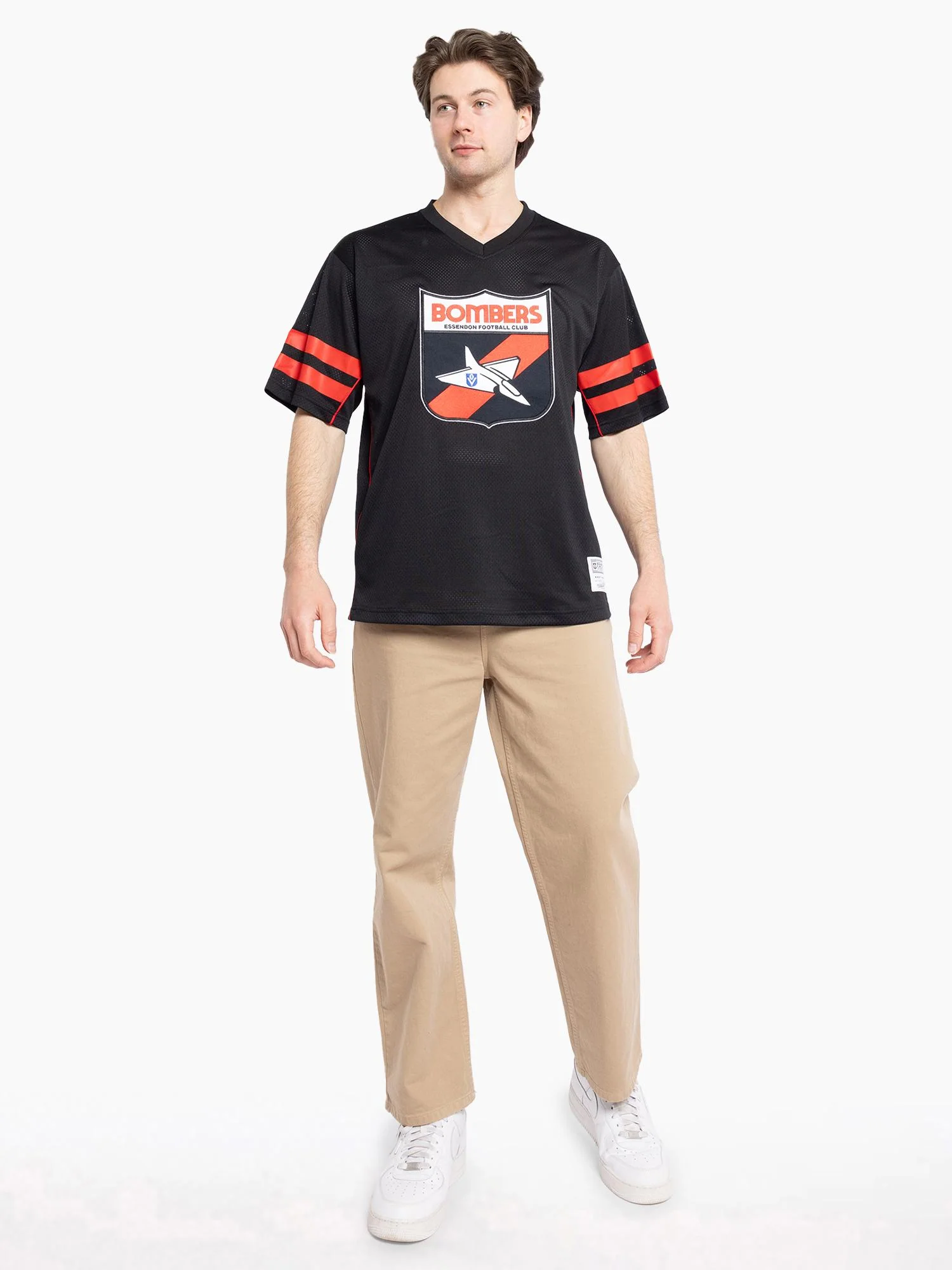Essendon Bombers Oversized Mesh Tee - Image 3