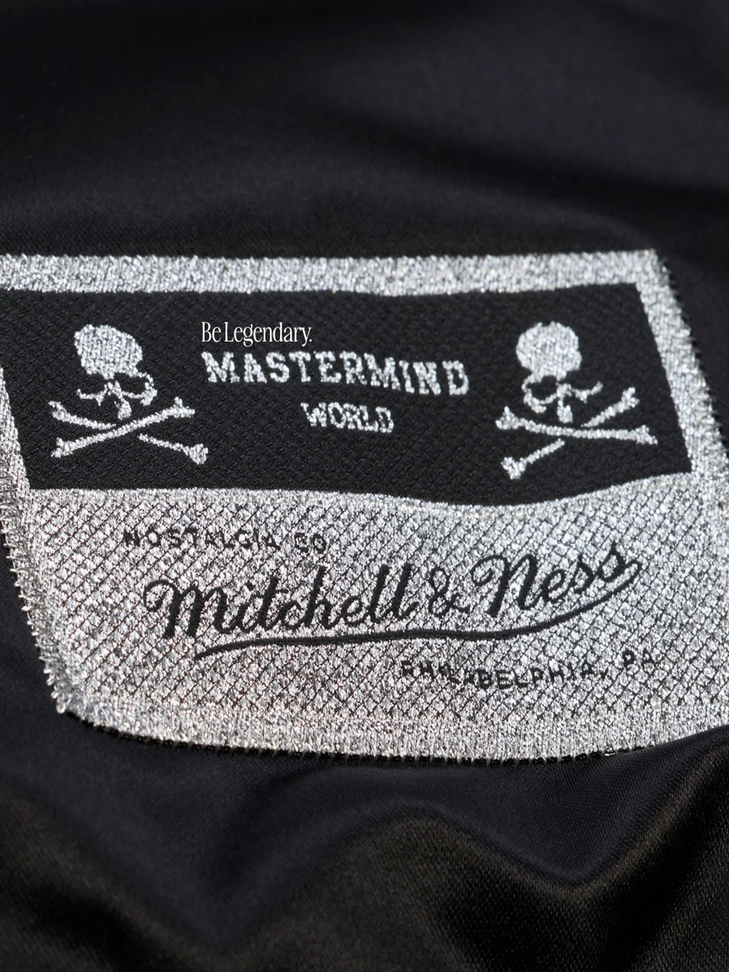 Mastermind x M&N Satin Jacket - Image 5