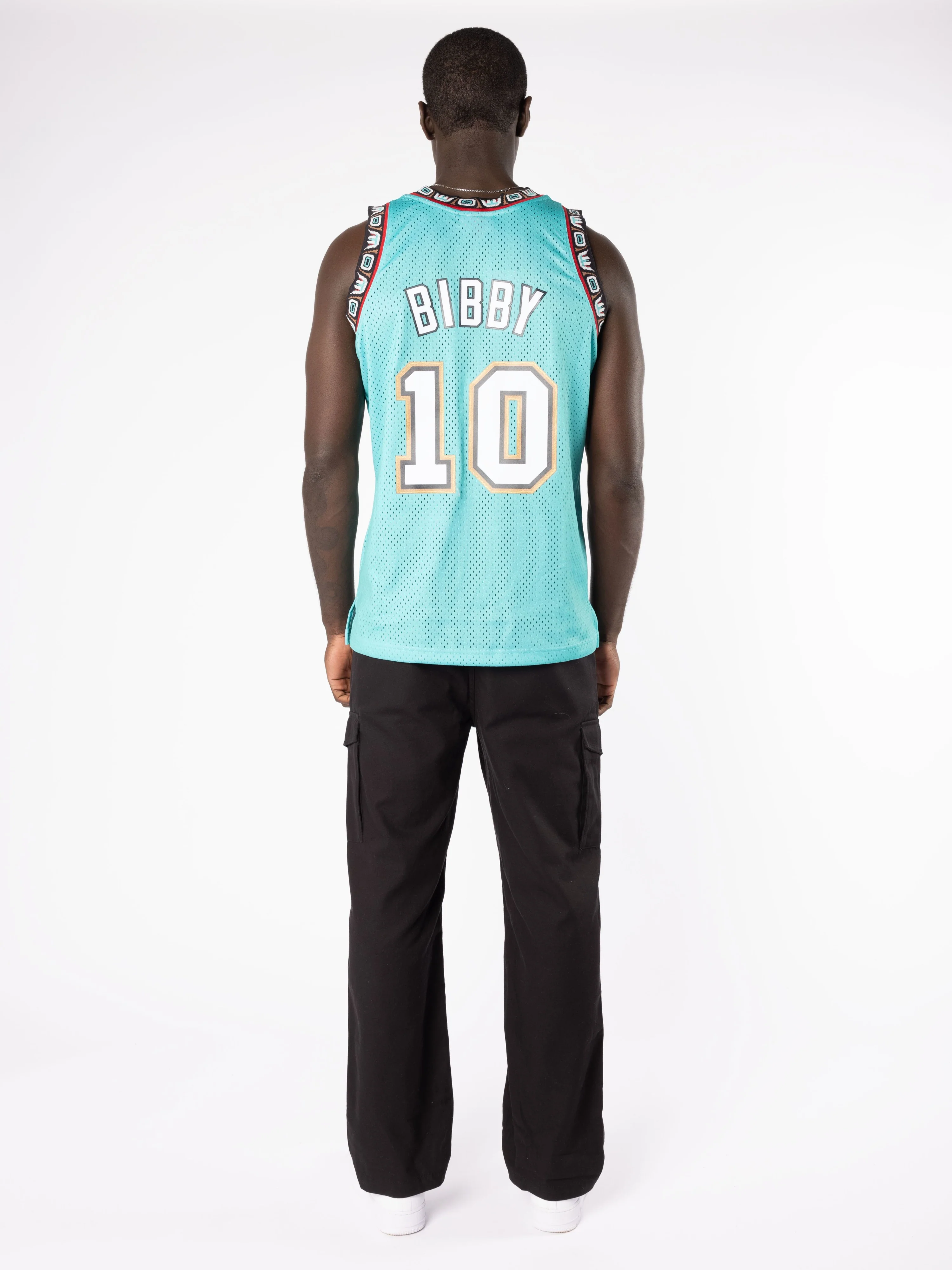 Mike Bibby 1998-99 Vancouver Grizzlies Road Swingman Jersey - Image 2
