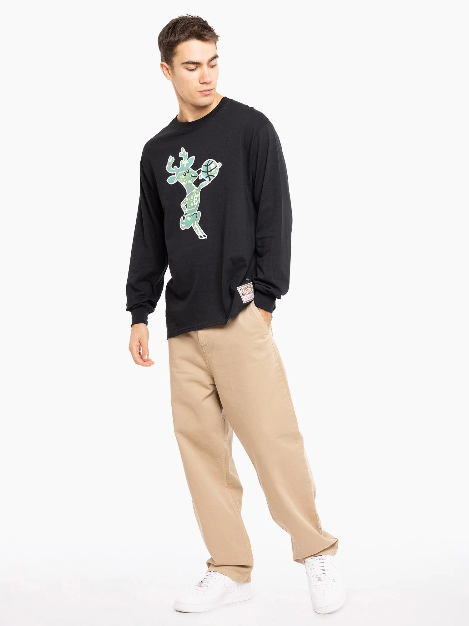 Milwaukee Bucks Uninterrupted 2.0 Long Sleeve Tee - Image 3