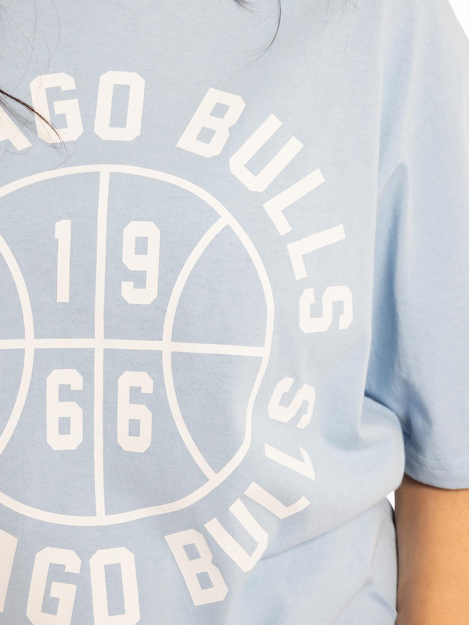 Women's Chicago Bulls Mono Vintage Boxy Tee - Image 4