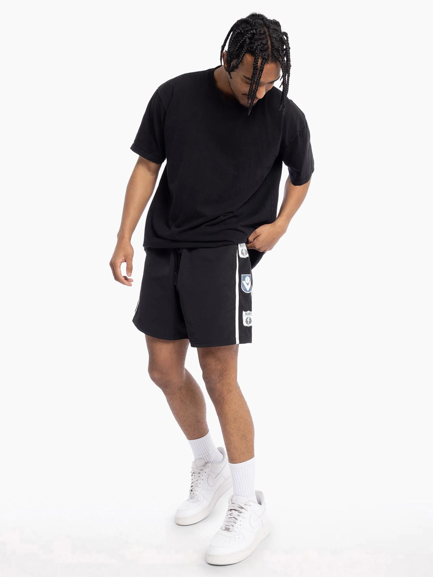 Carlton Blues Multi Logo Shorts - Image 3