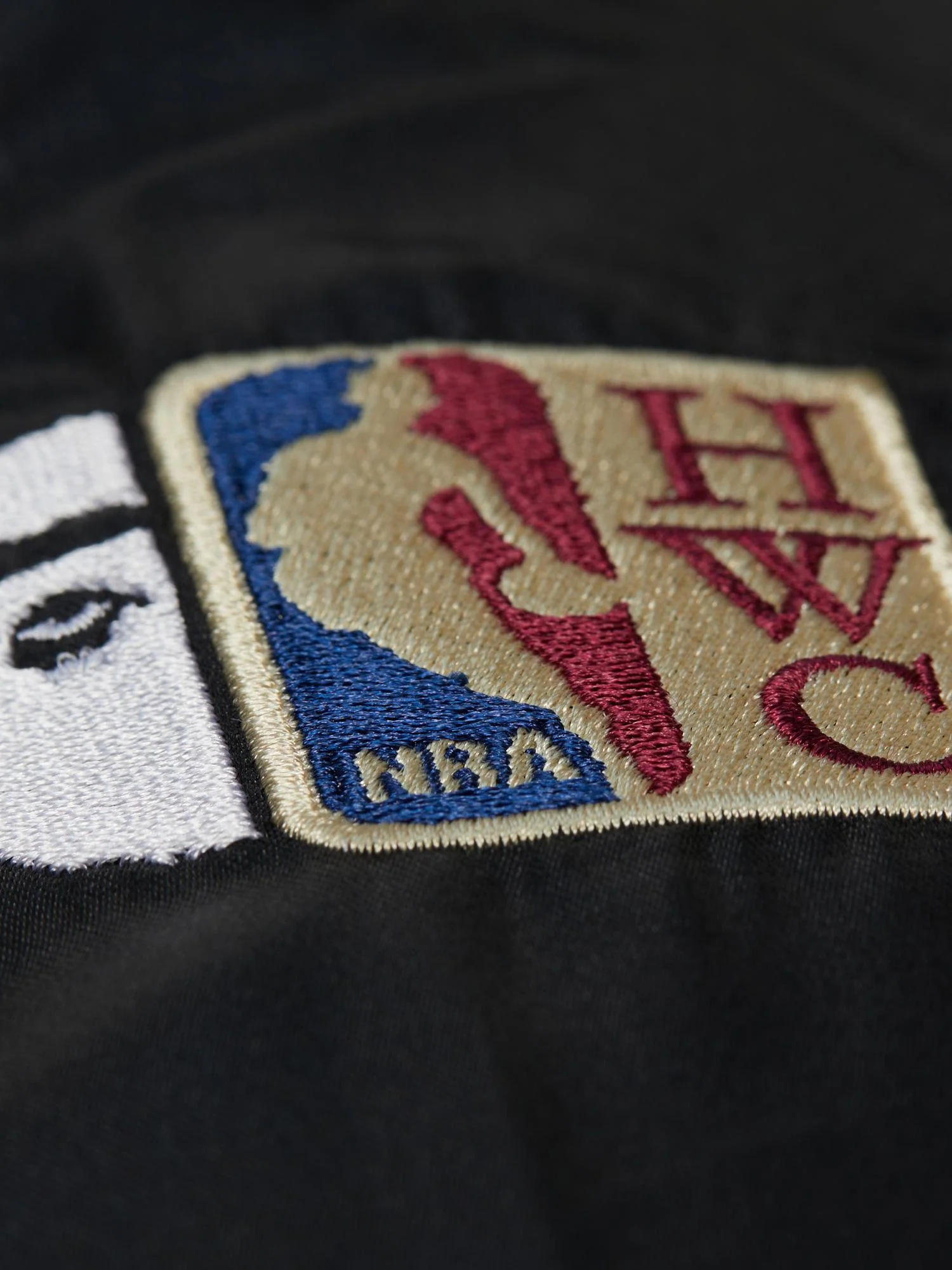 Bape x Mitchell & Ness New Jersey Nets Satin Jacket - Image 6