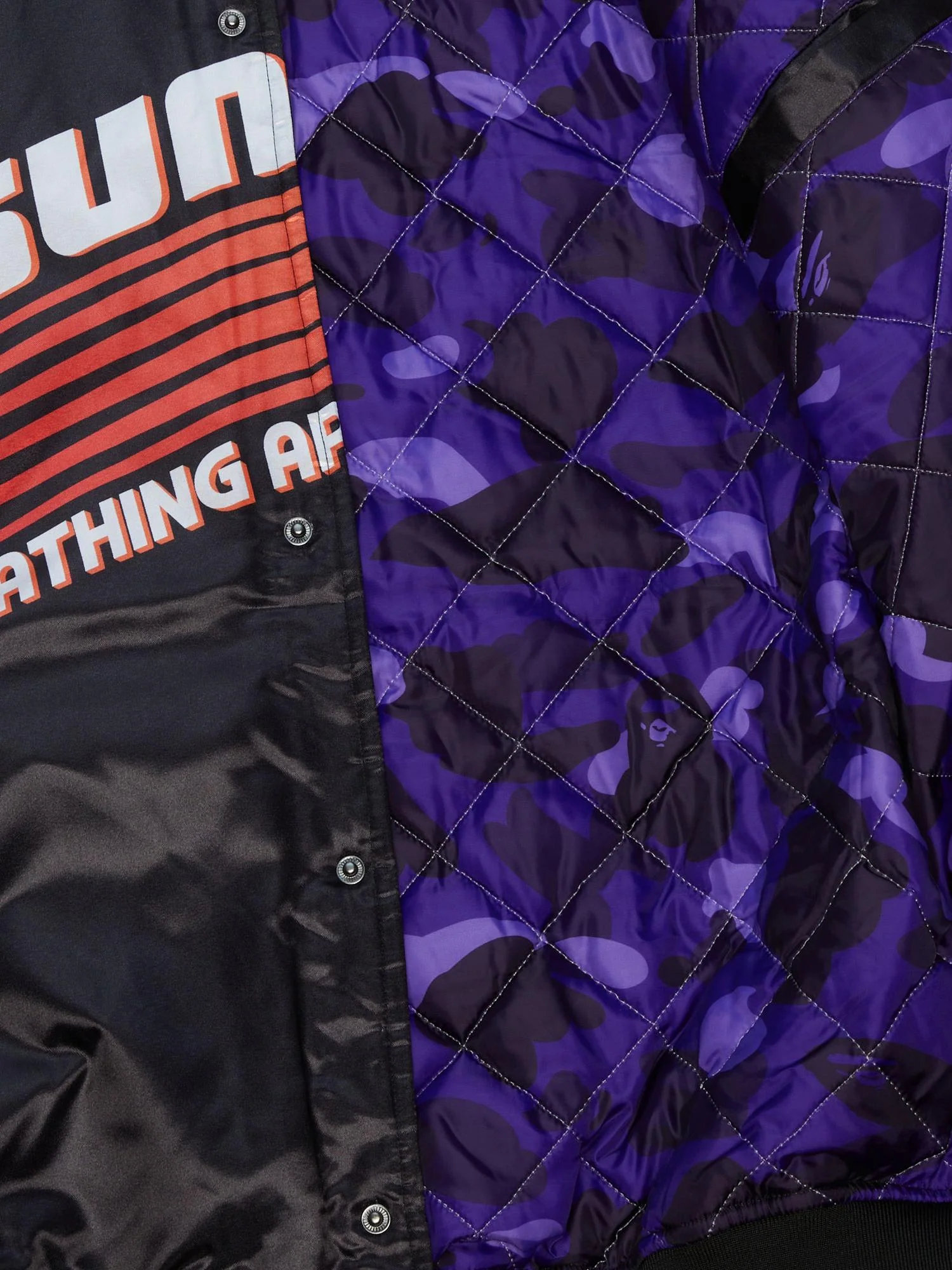 Bape x Mitchell & Ness Phoenix Suns Satin Jacket - Image 3