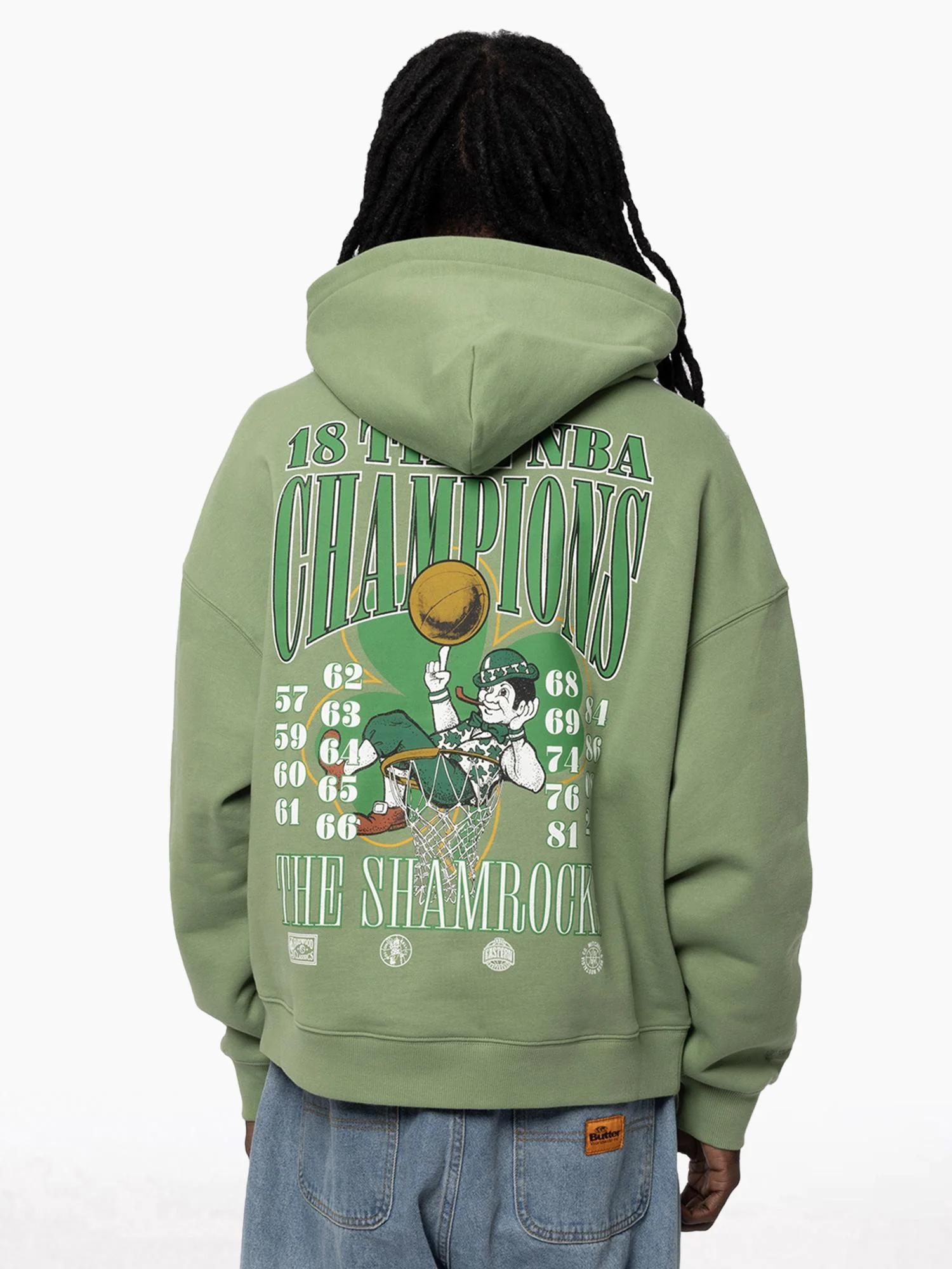 Boston Celtics NBA Champions Boxy Hoodie