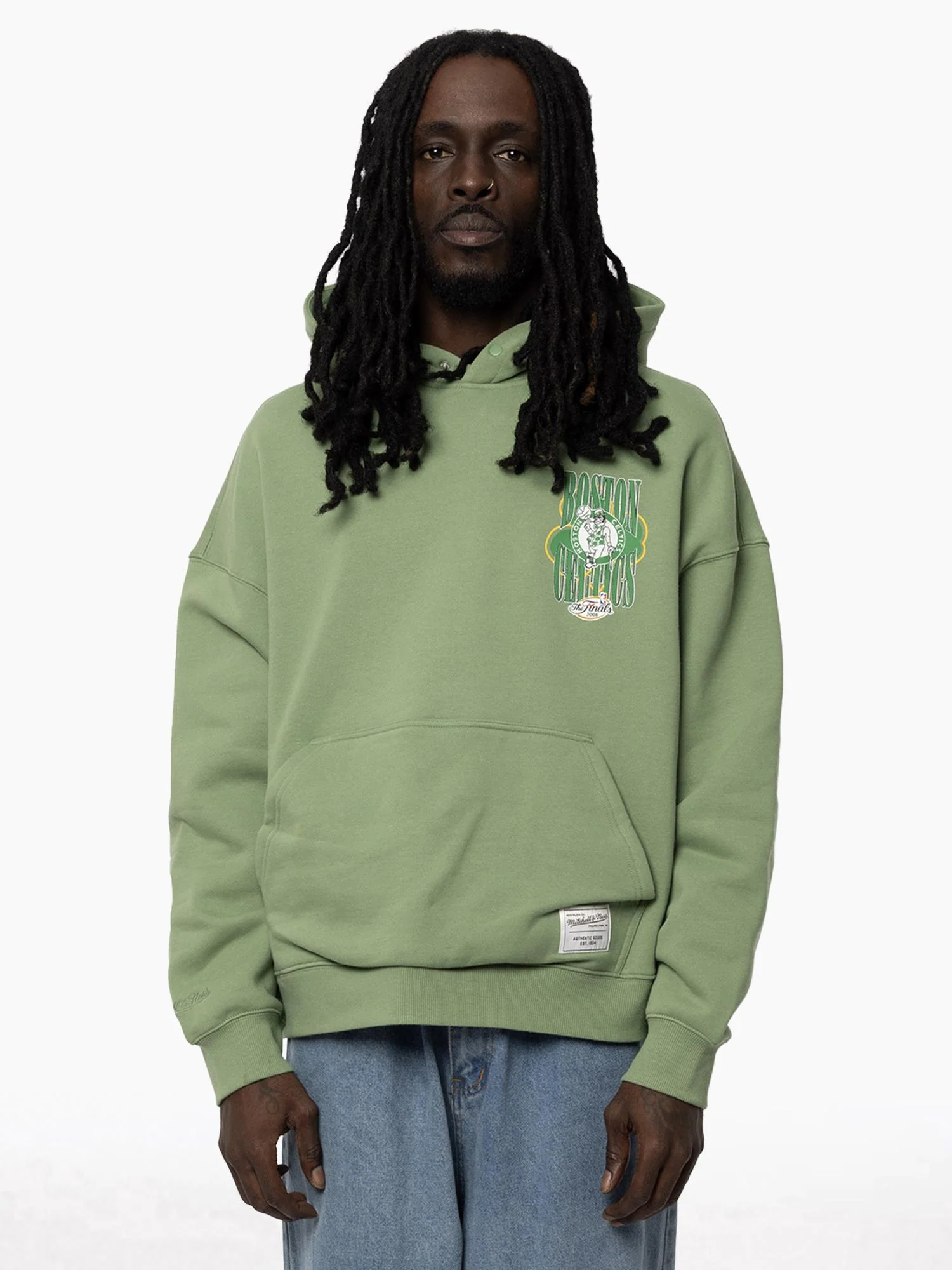 Boston Celtics NBA Champions Boxy Hoodie - Image 2