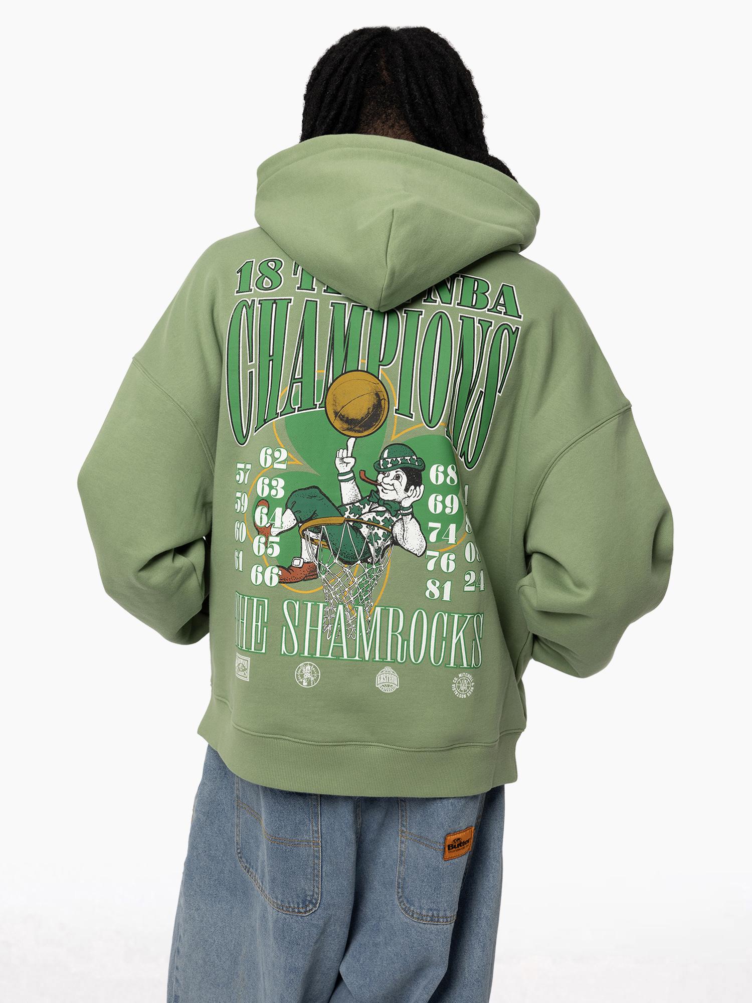 Boston Celtics NBA Champions Boxy Hoodie - Image 3