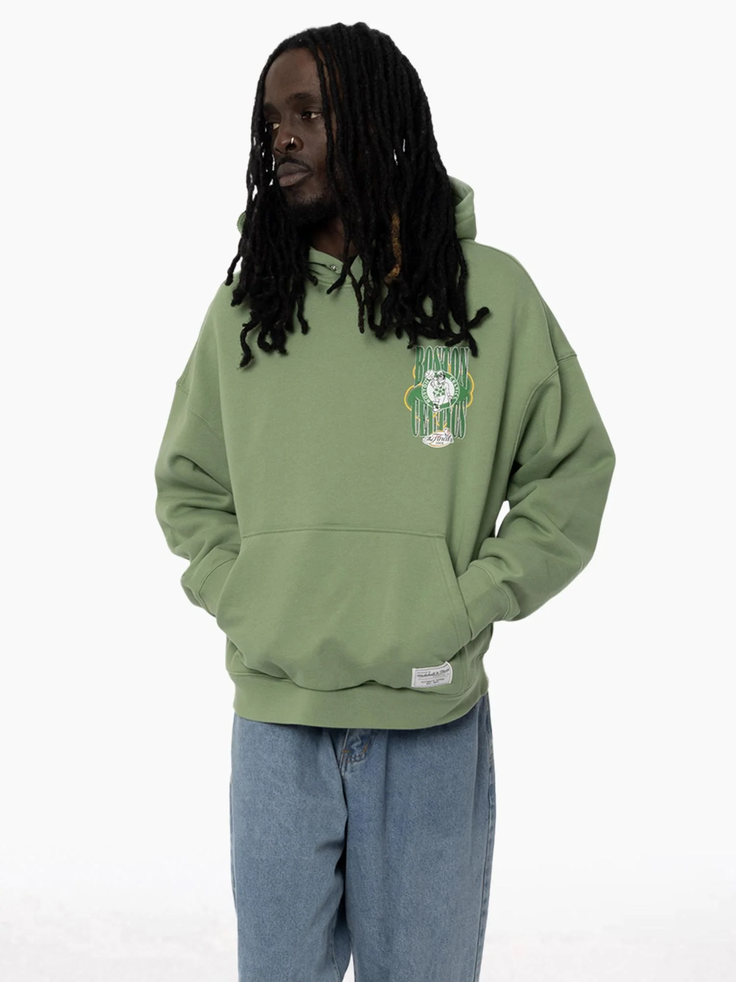 Boston Celtics NBA Champions Boxy Hoodie - Image 4