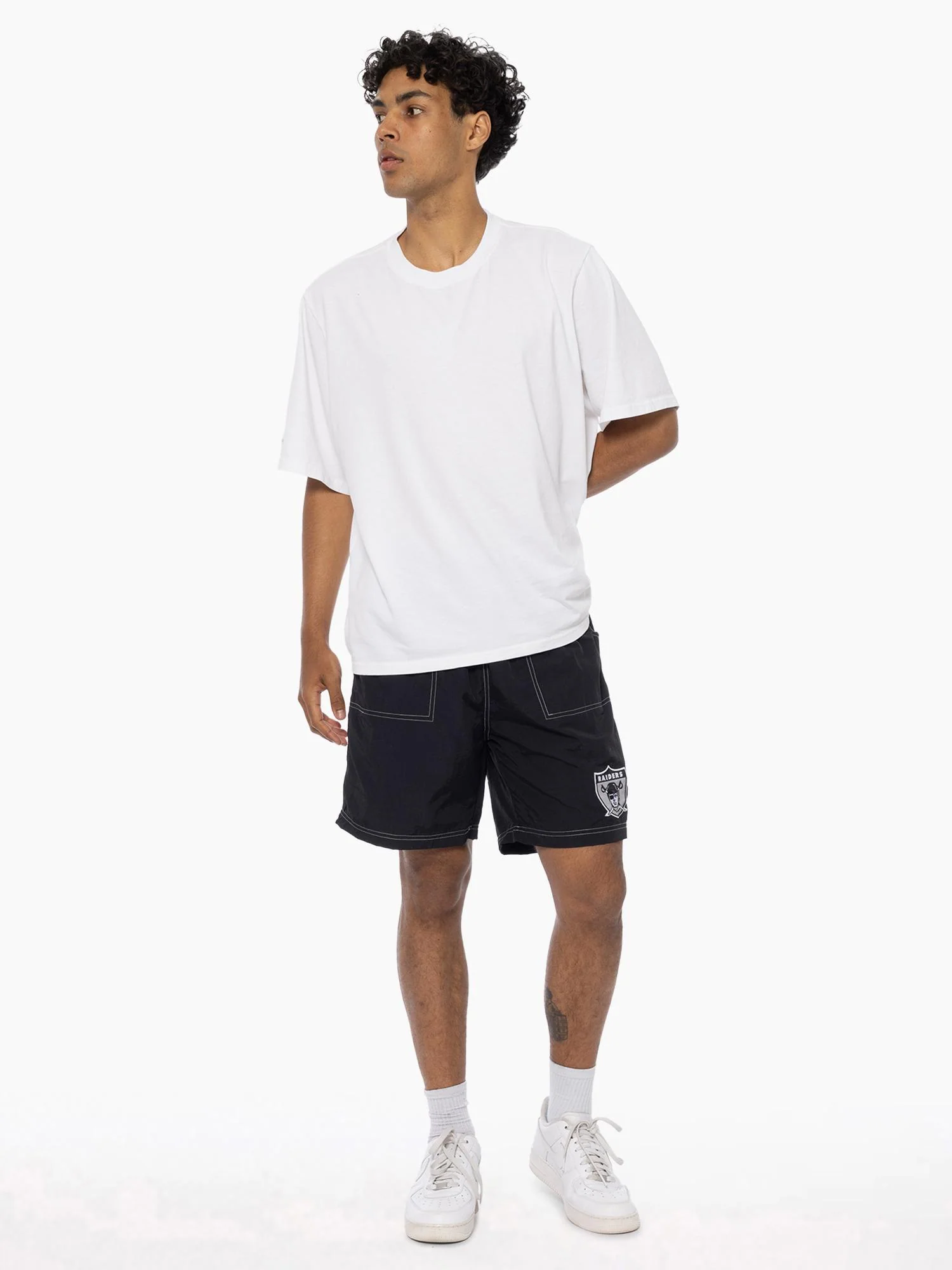 Los Angeles Raiders Nylon Shorts - Image 3