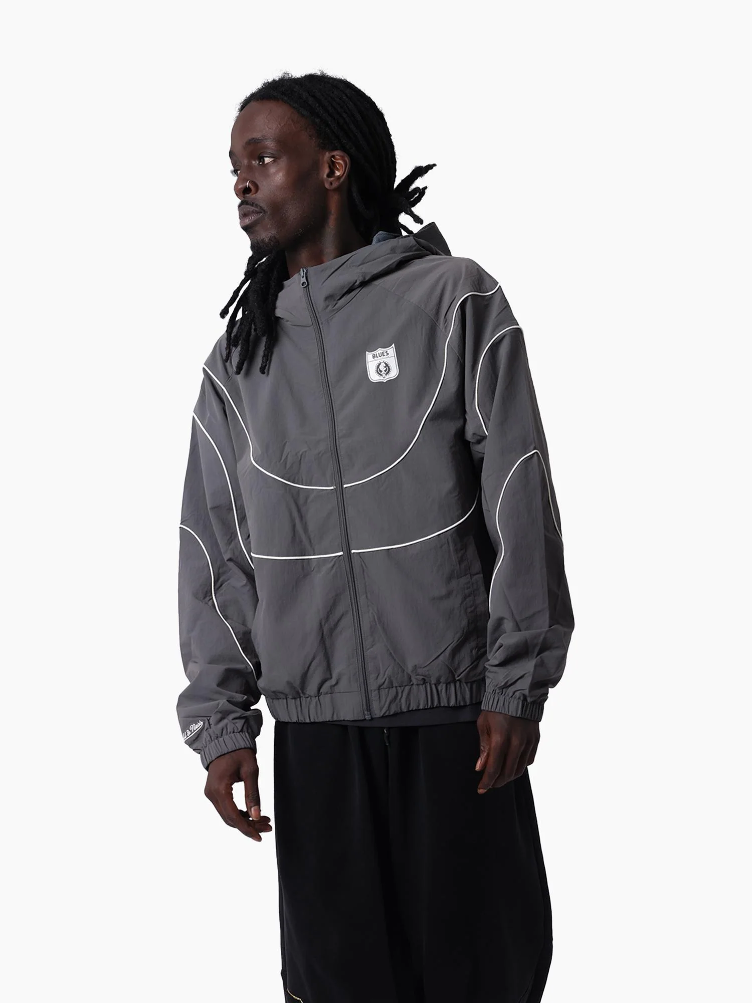 Carlton Blues Nylon Tracksuit Jacket - Image 4