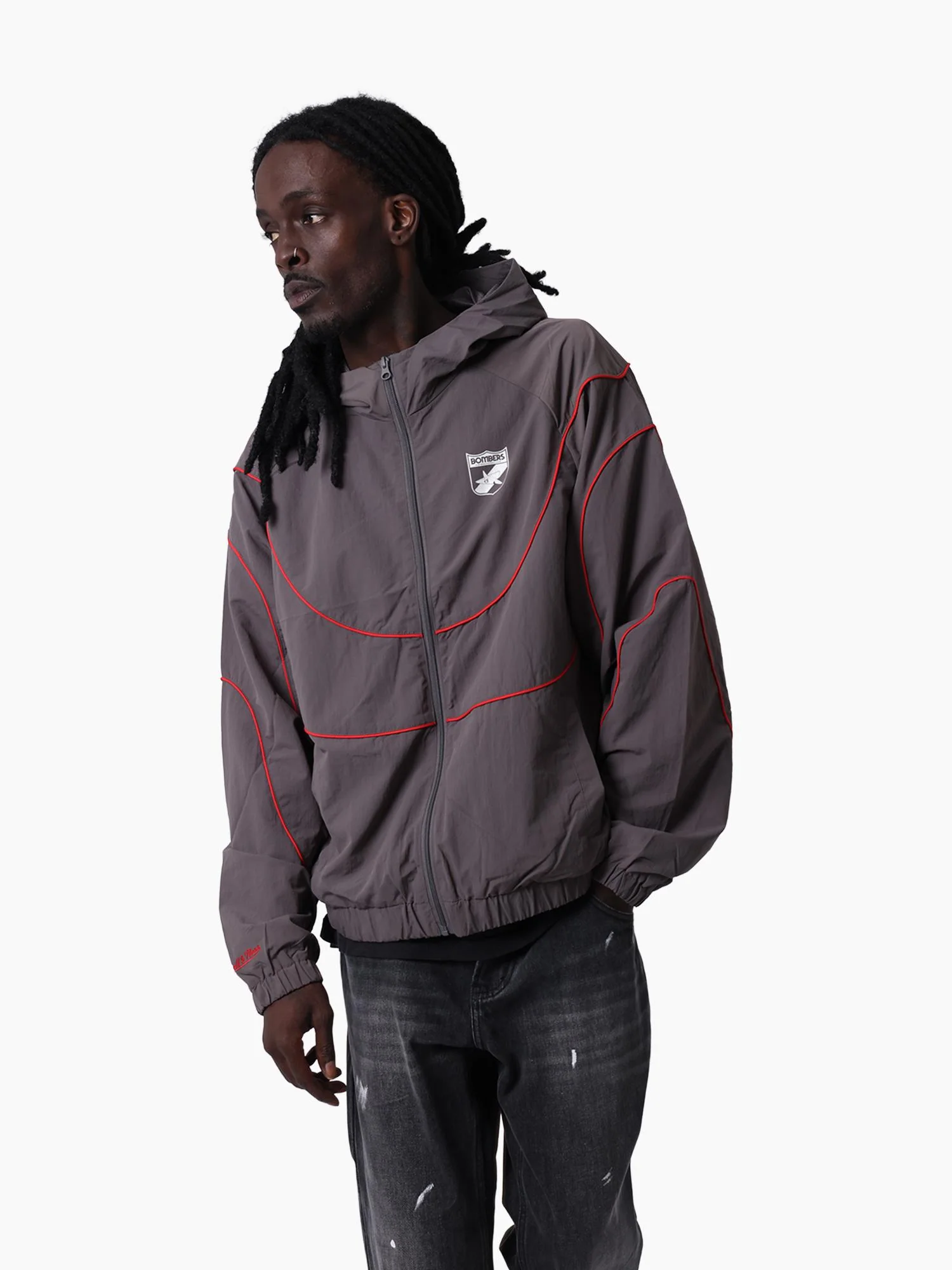 Essendon Bombers Nylon Tracksuit Jacket - Image 4
