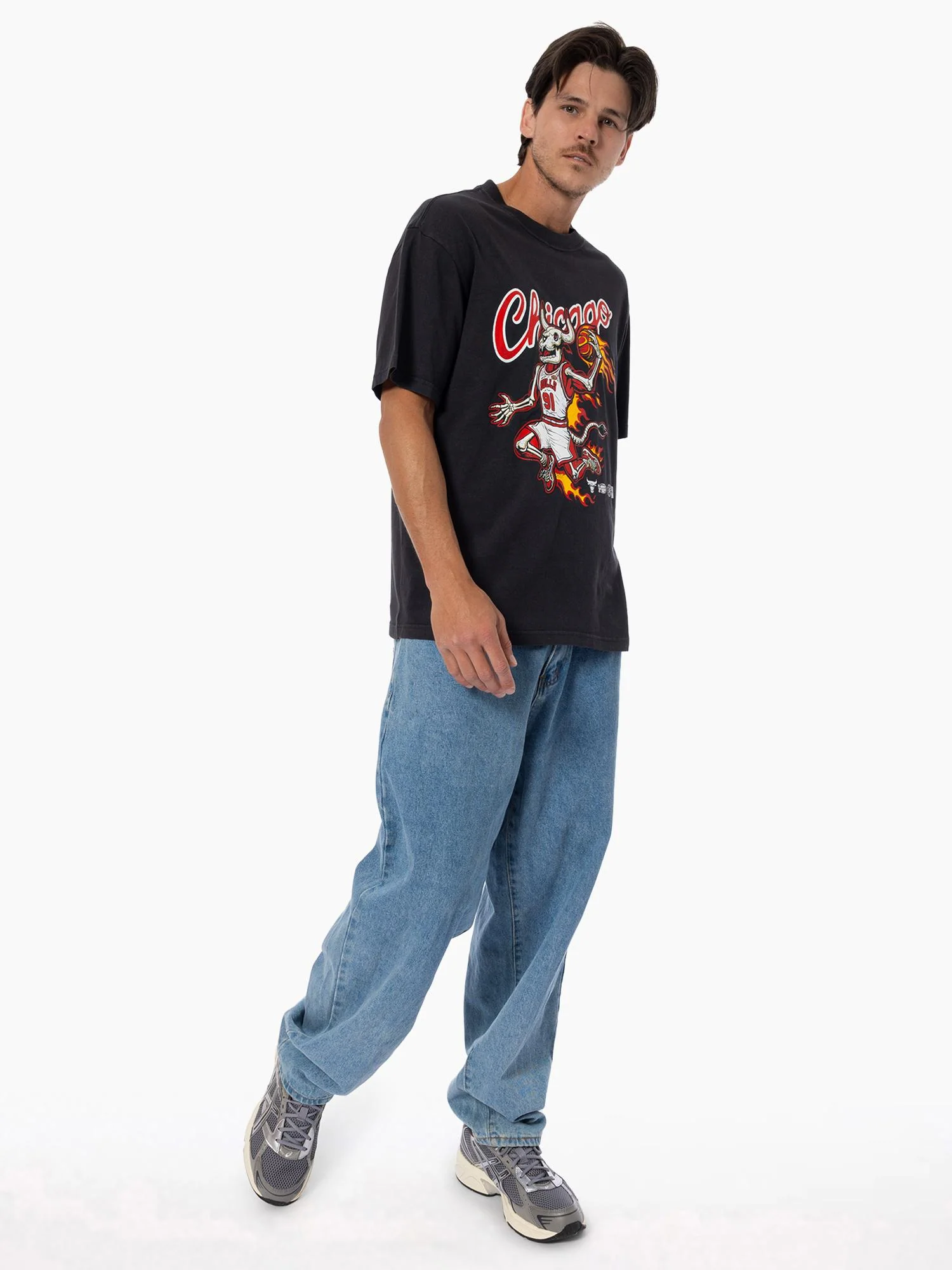 Chicago Bulls On Fire Tee - Image 3