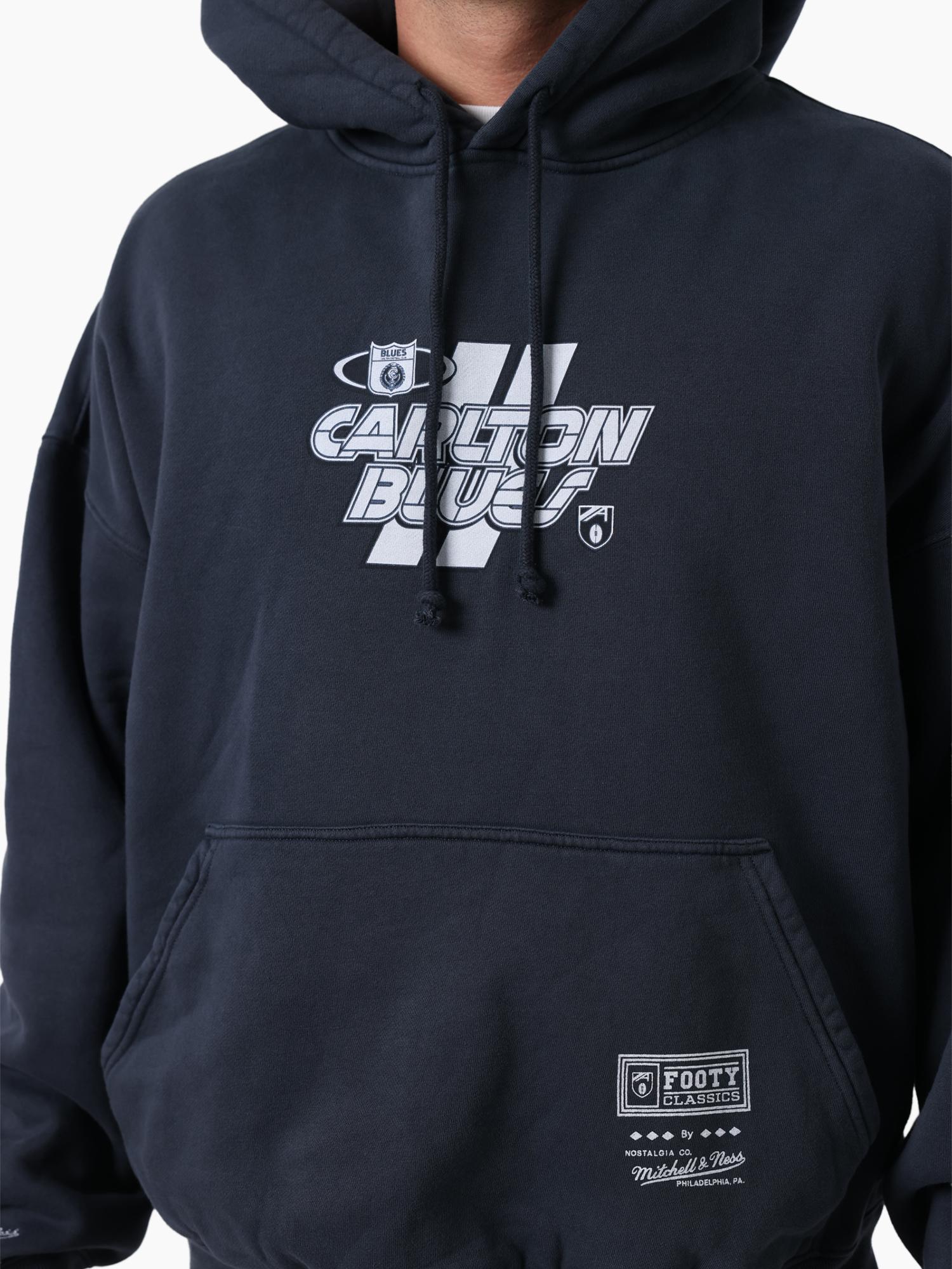 Carlton Blues Panel Box Hoodie - Image 2