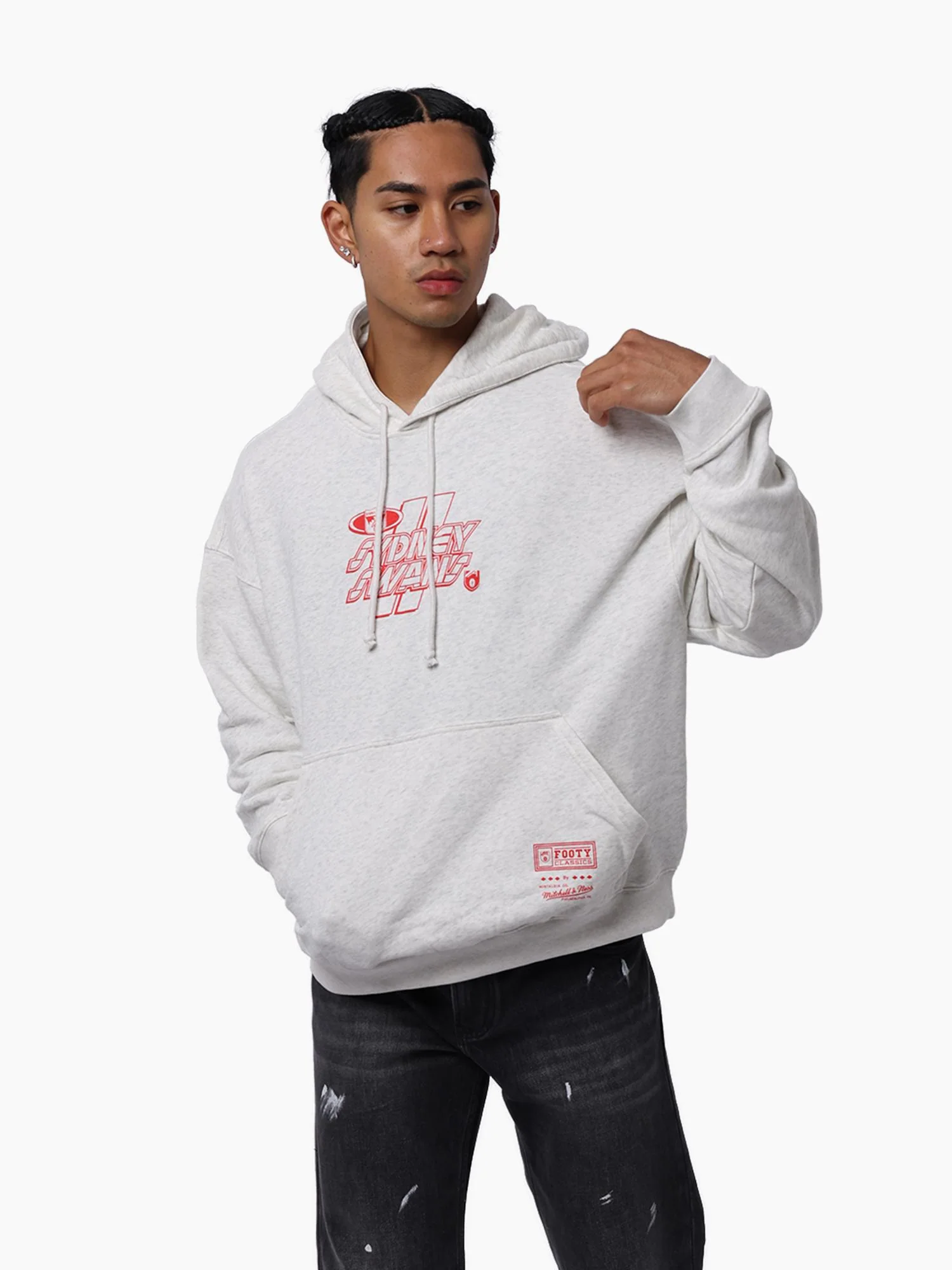 Sydney Swans Panel Box Hoodie - Image 3
