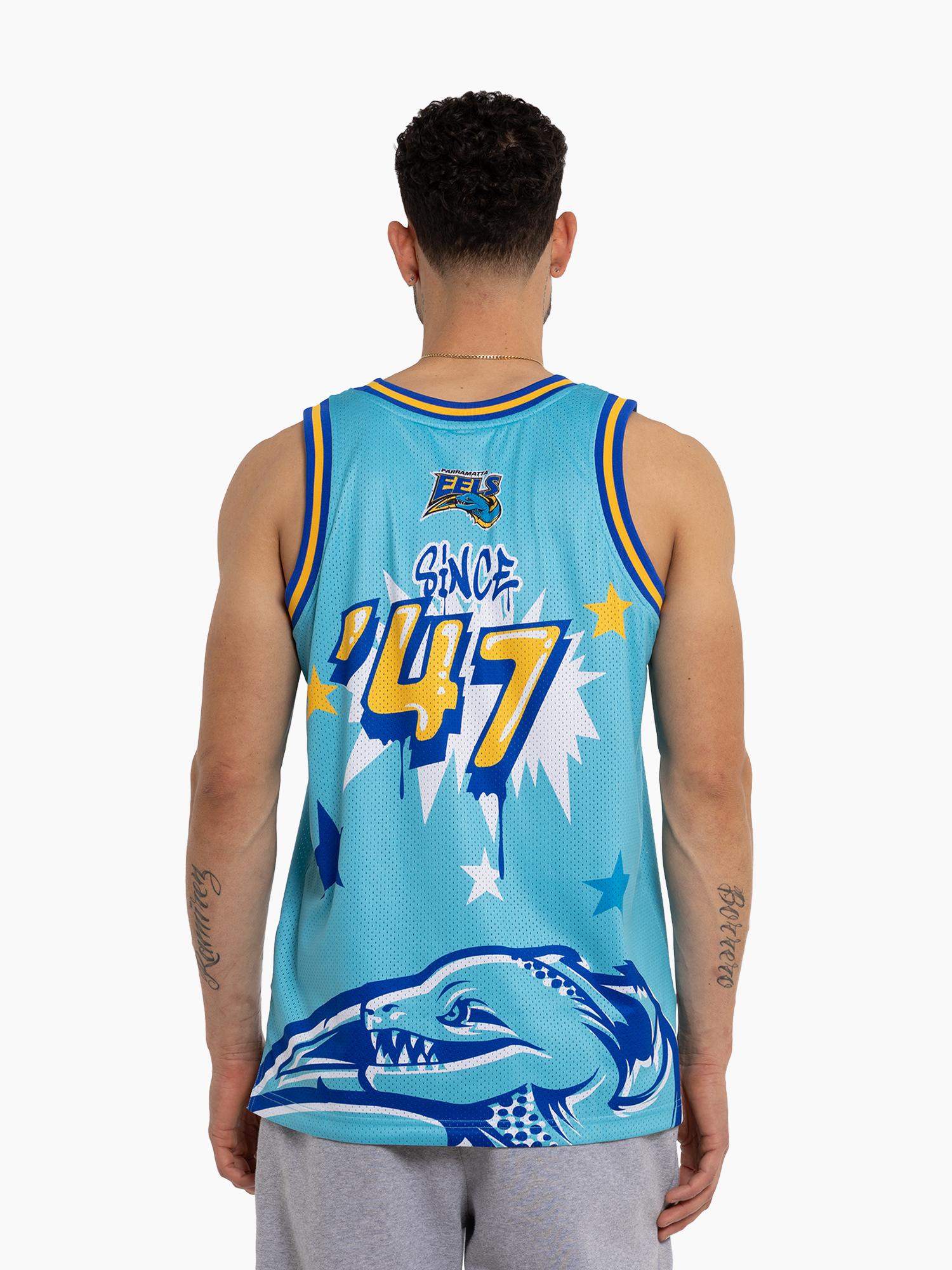 Parramatta Eels Graffiti Basketball Jersey - Image 2
