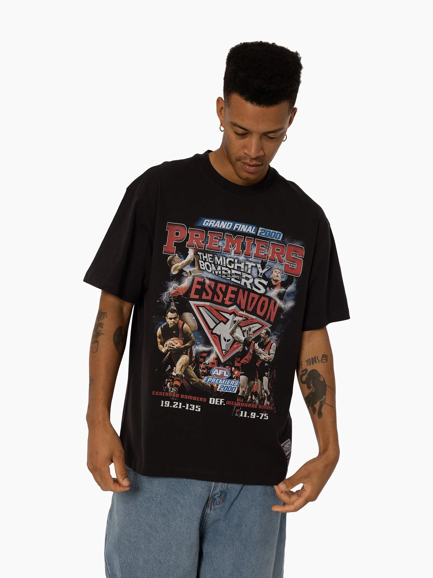 Essendon Bombers Players Collage Tee - Image 2