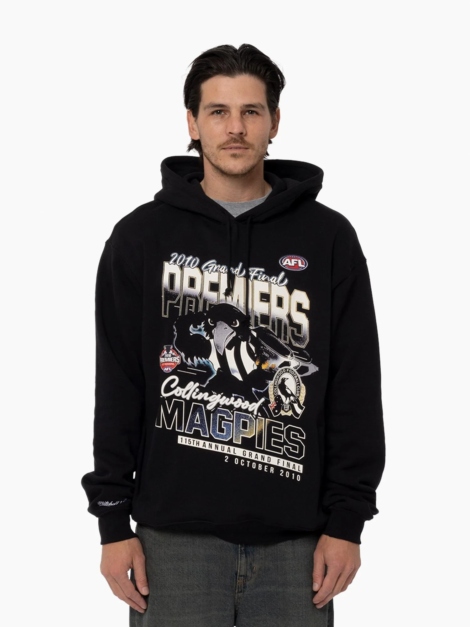 Collingwood Magpies Premiers Shield Hoodie - Image 3