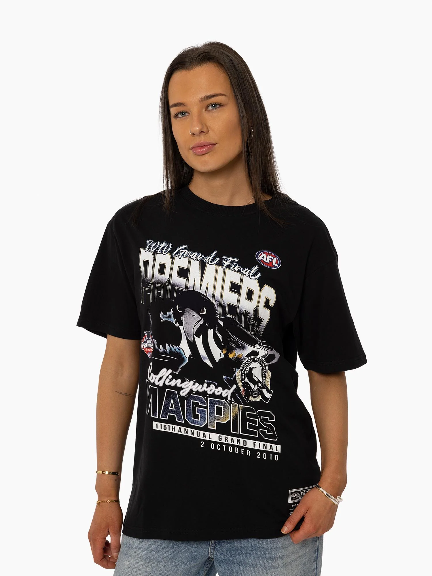 Collingwood Magpies Premiers Shield Tee - Image 2