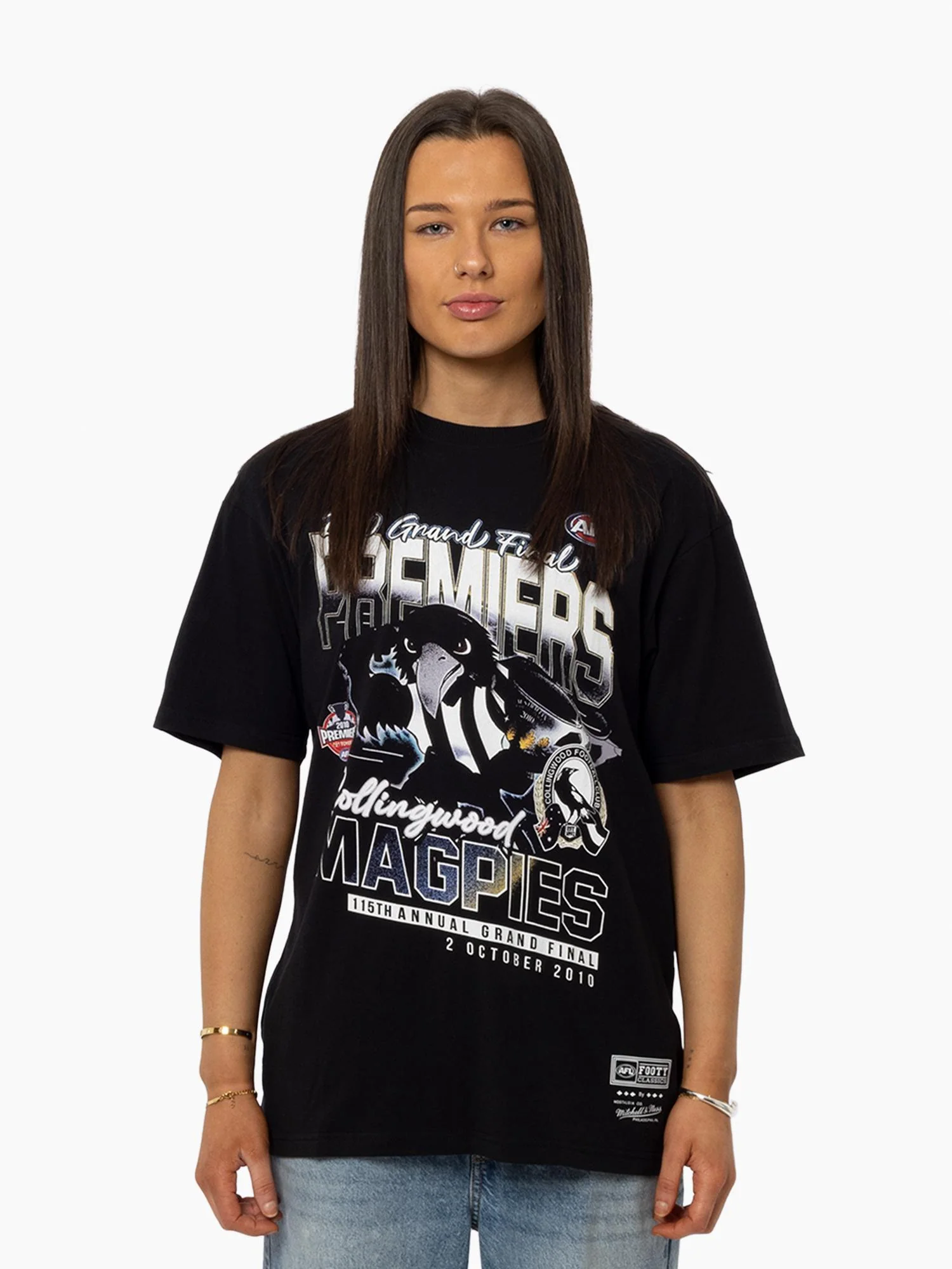 Collingwood Magpies Premiers Shield Tee - Image 4