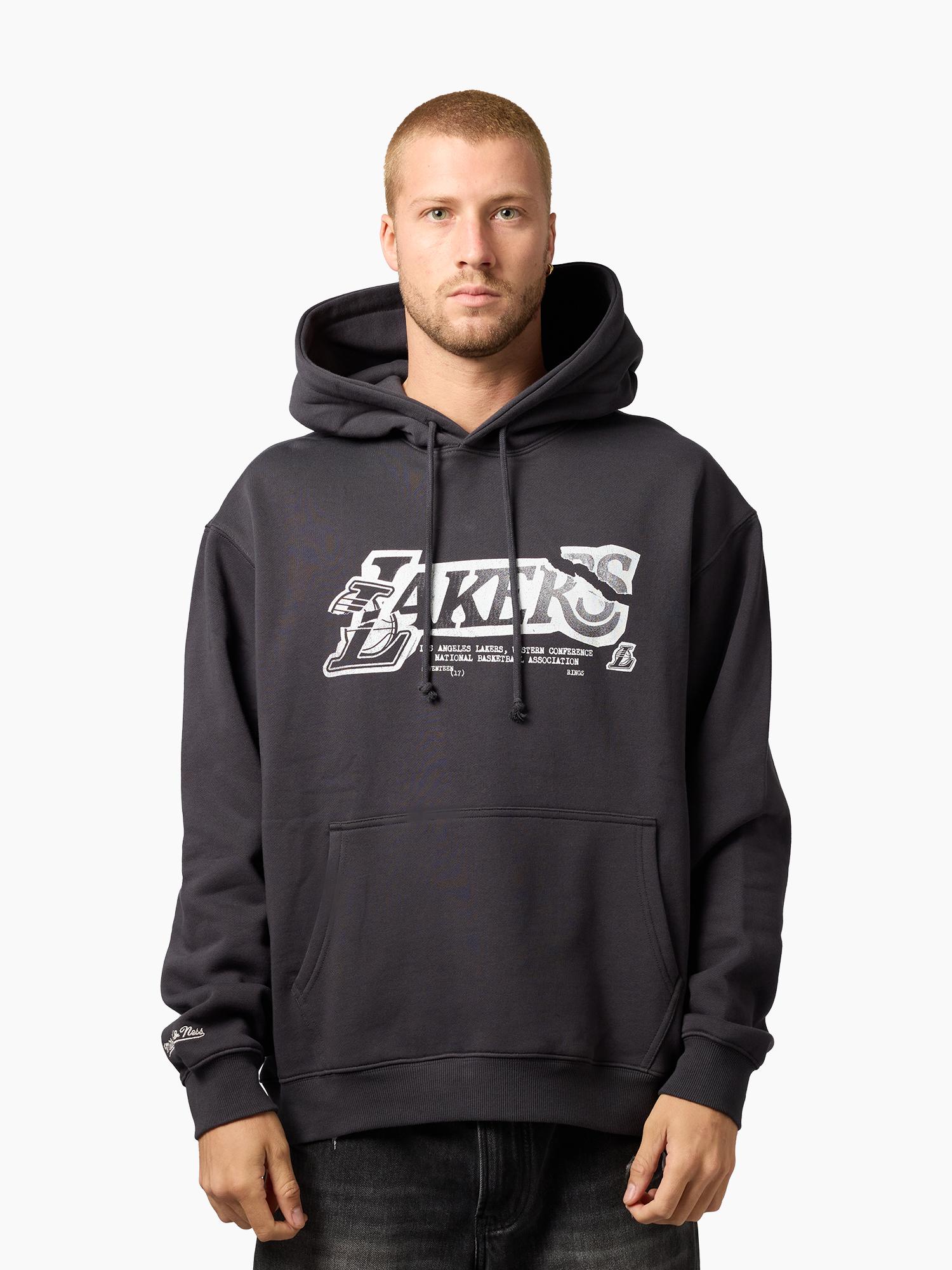 L.A Lakers Ripped Logo Hoodie