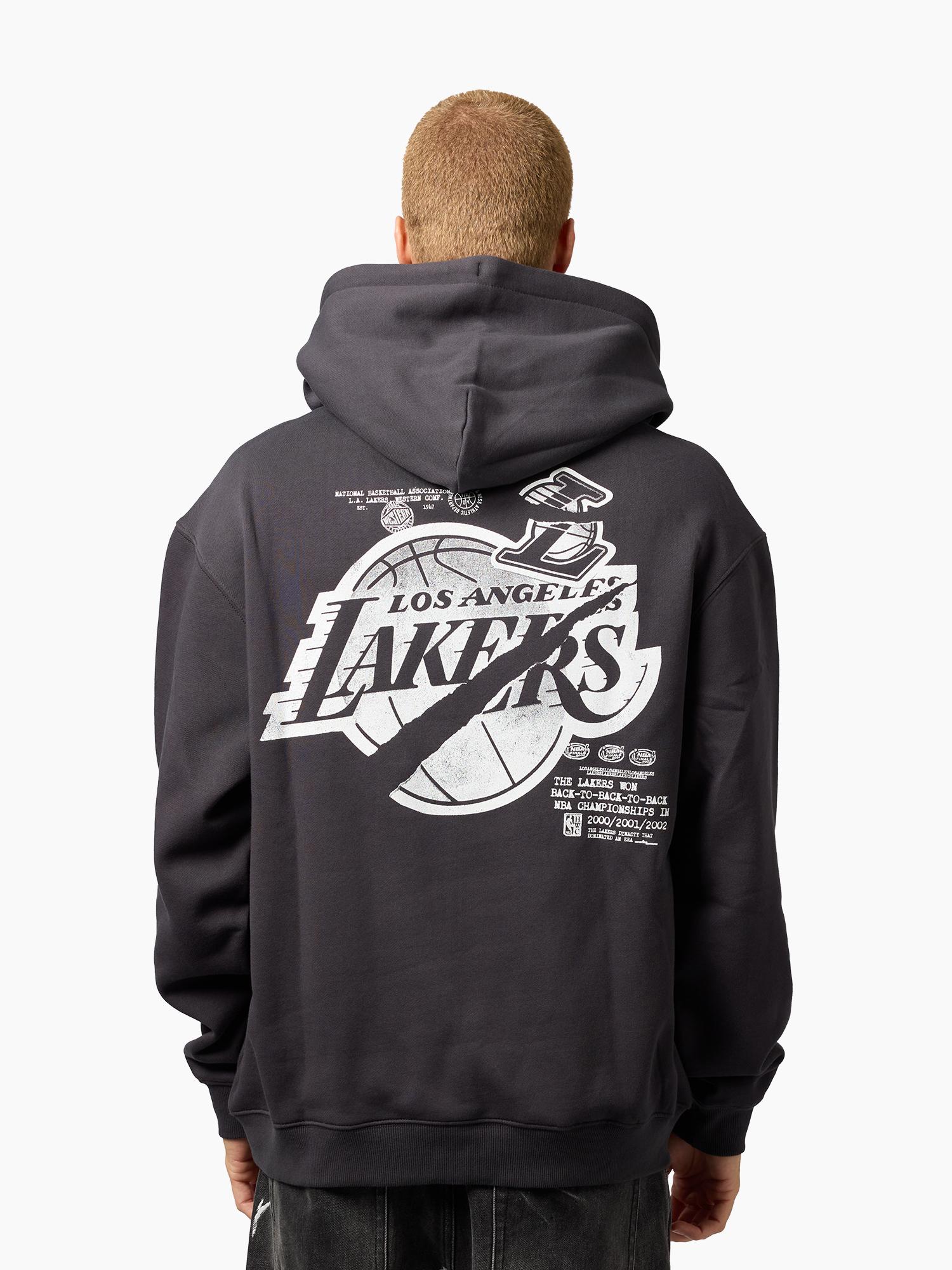 L.A Lakers Ripped Logo Hoodie - Image 2