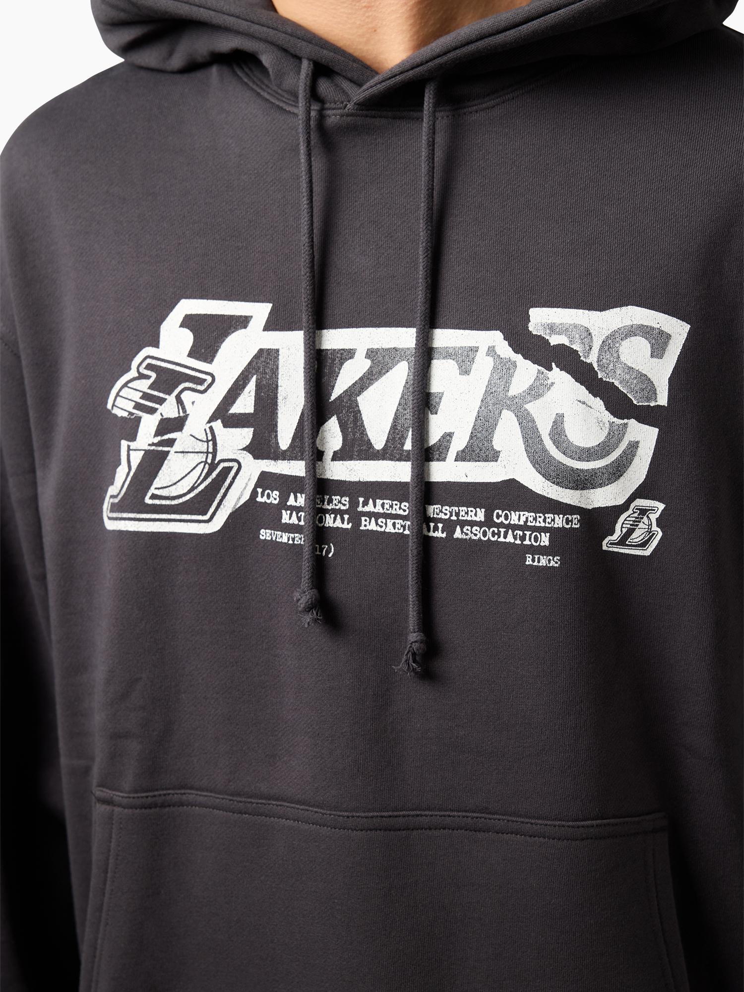 L.A Lakers Ripped Logo Hoodie - Image 3