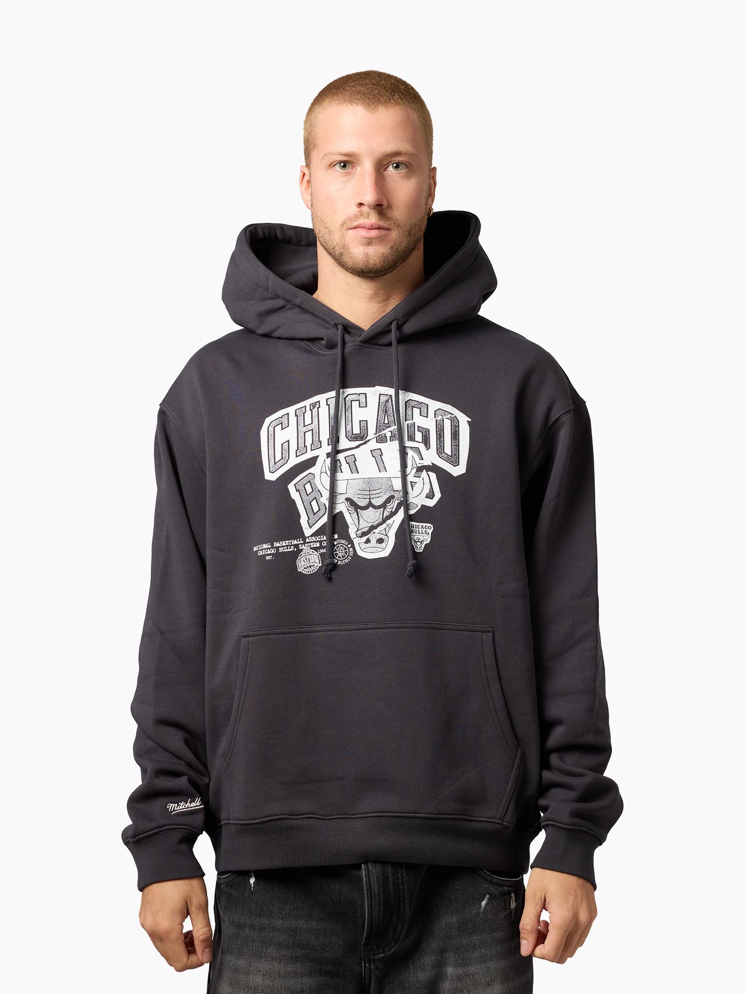 Dennis Rodman Chicago Bulls Ripped Logo Hoodie